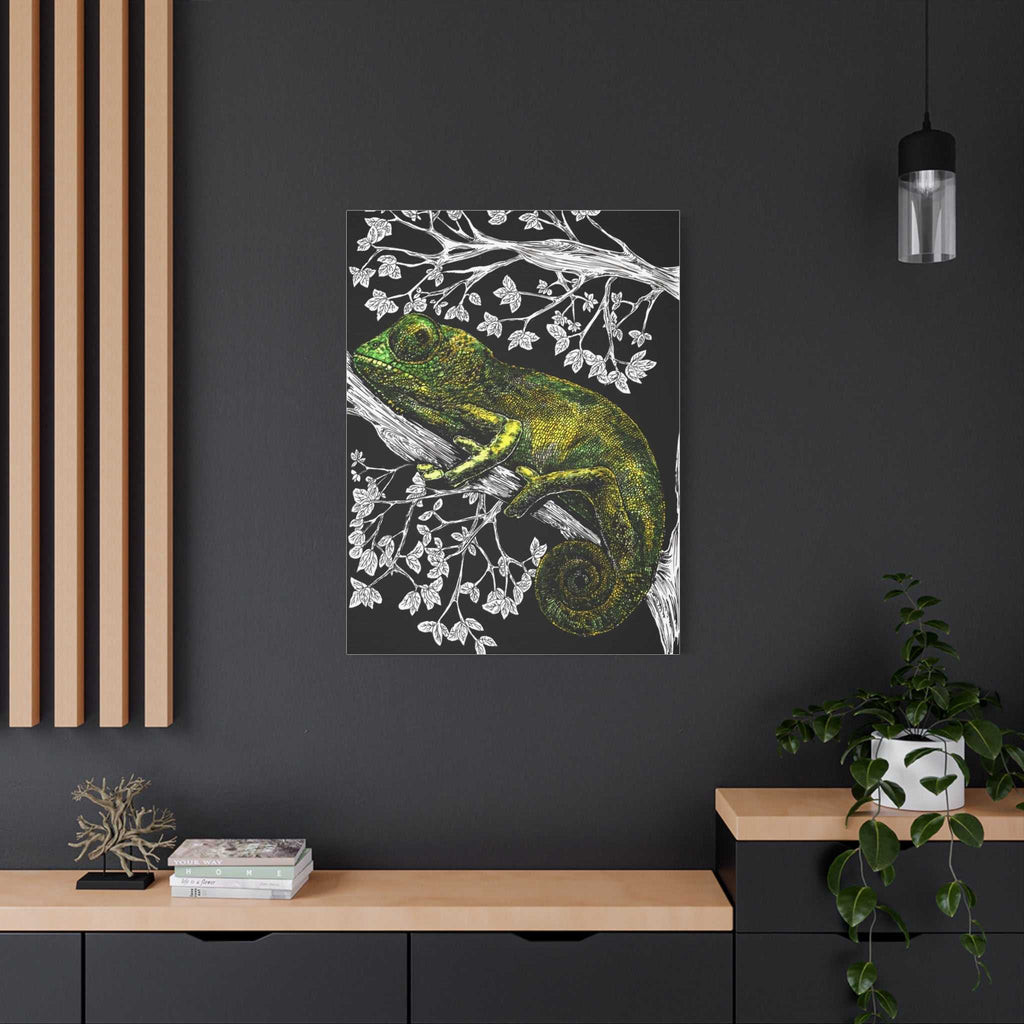 Chameleon in Tree Wall Art Print of the Original wall art