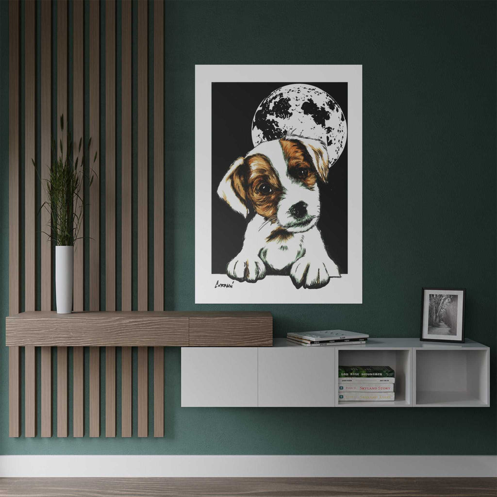 Adorable Beagle Satin Poster - Perfect for Animal Lovers
