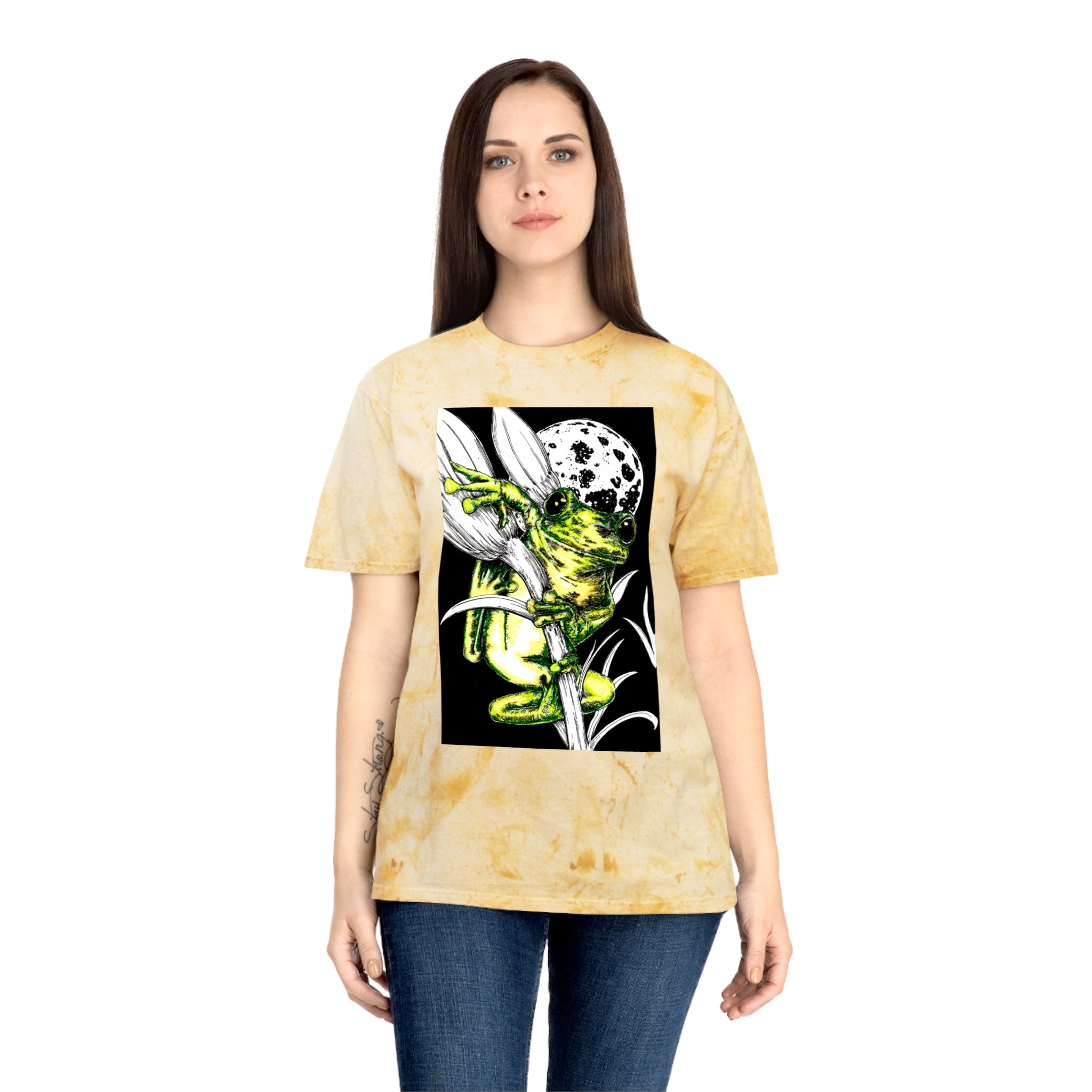 Colorful Frog Art Unisex T Shirt Vibrant Nature Design