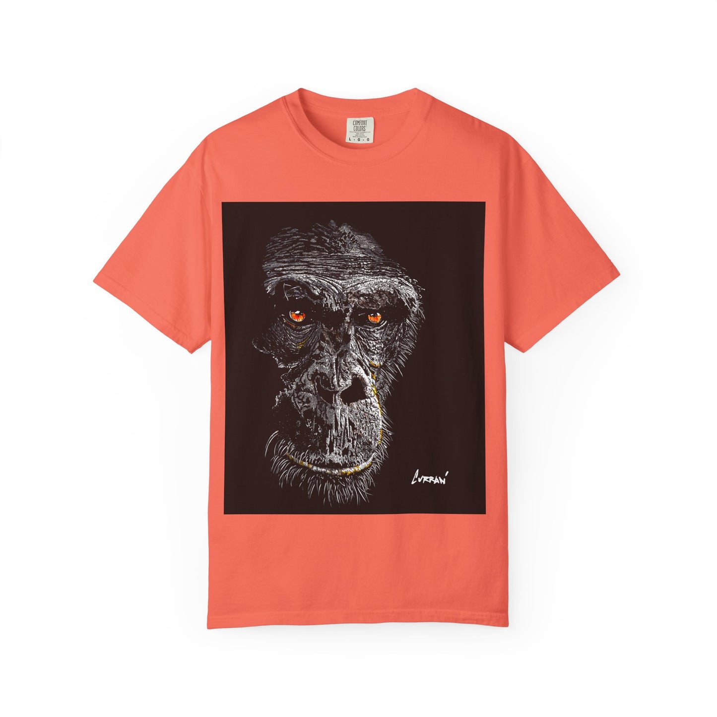 Gorilla Garment-Dyed Art T-Shirt | Unique Unisex Graphic Tee