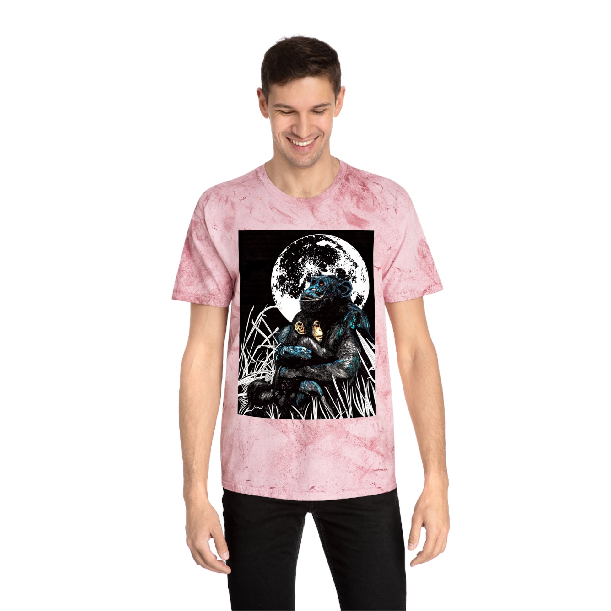 Gorilla and Child T Shirt Original Hand-Drawn Art