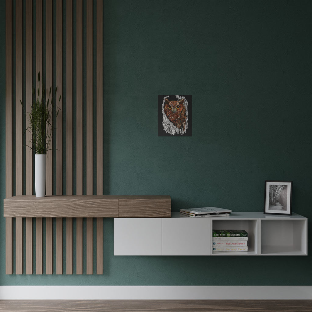 Owl Satin Poster. The perfect gift for any nature lover