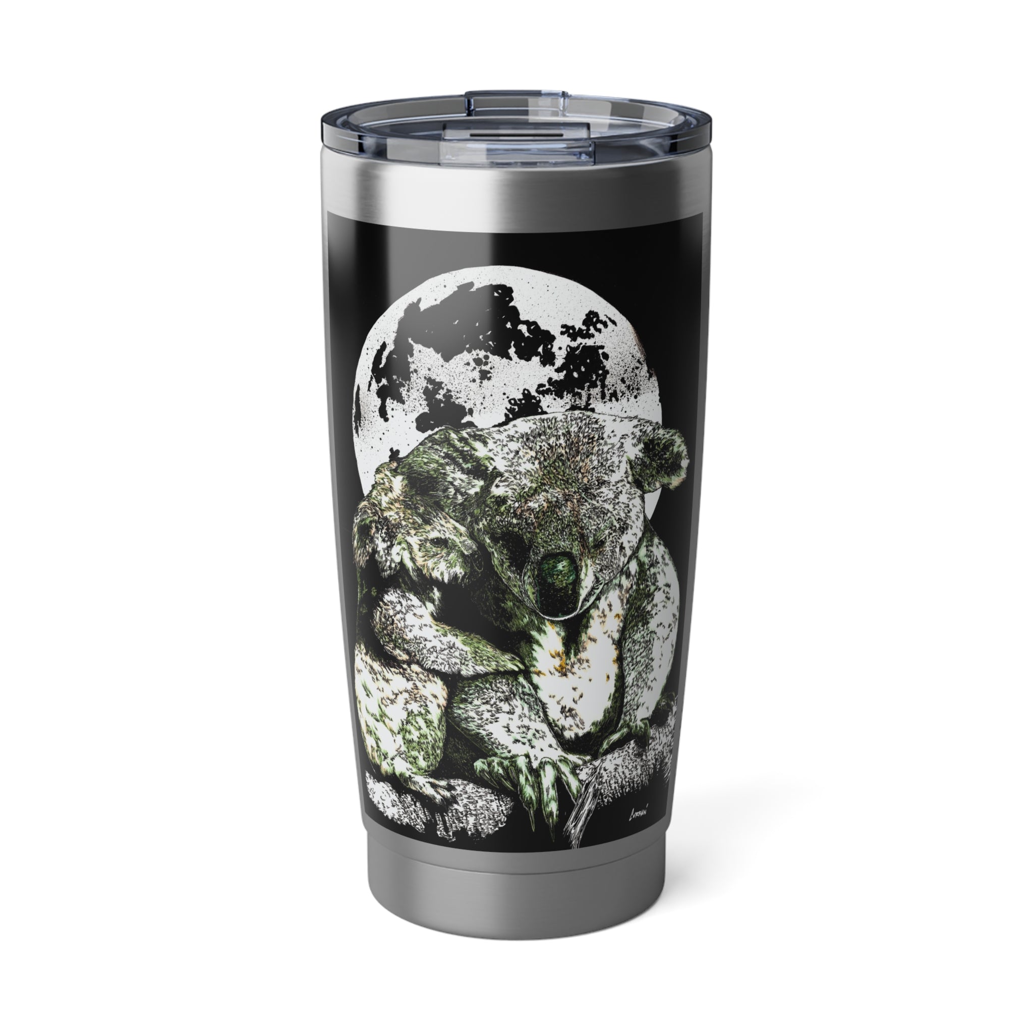 Koala 20oz Tumbler, Original Wall Art Mug,