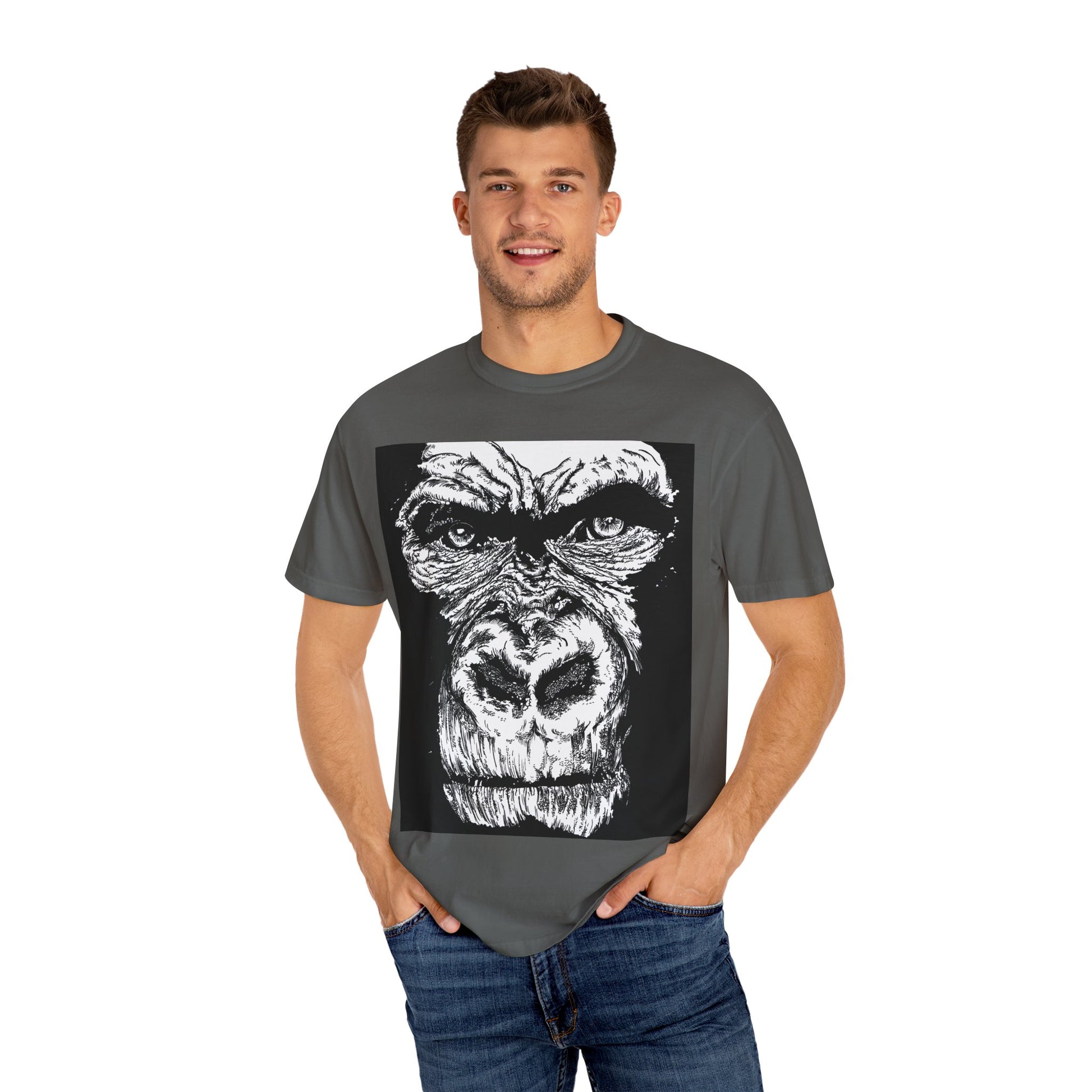 Gorilla Graphic T-Shirt - Unisex Animal Print Tee