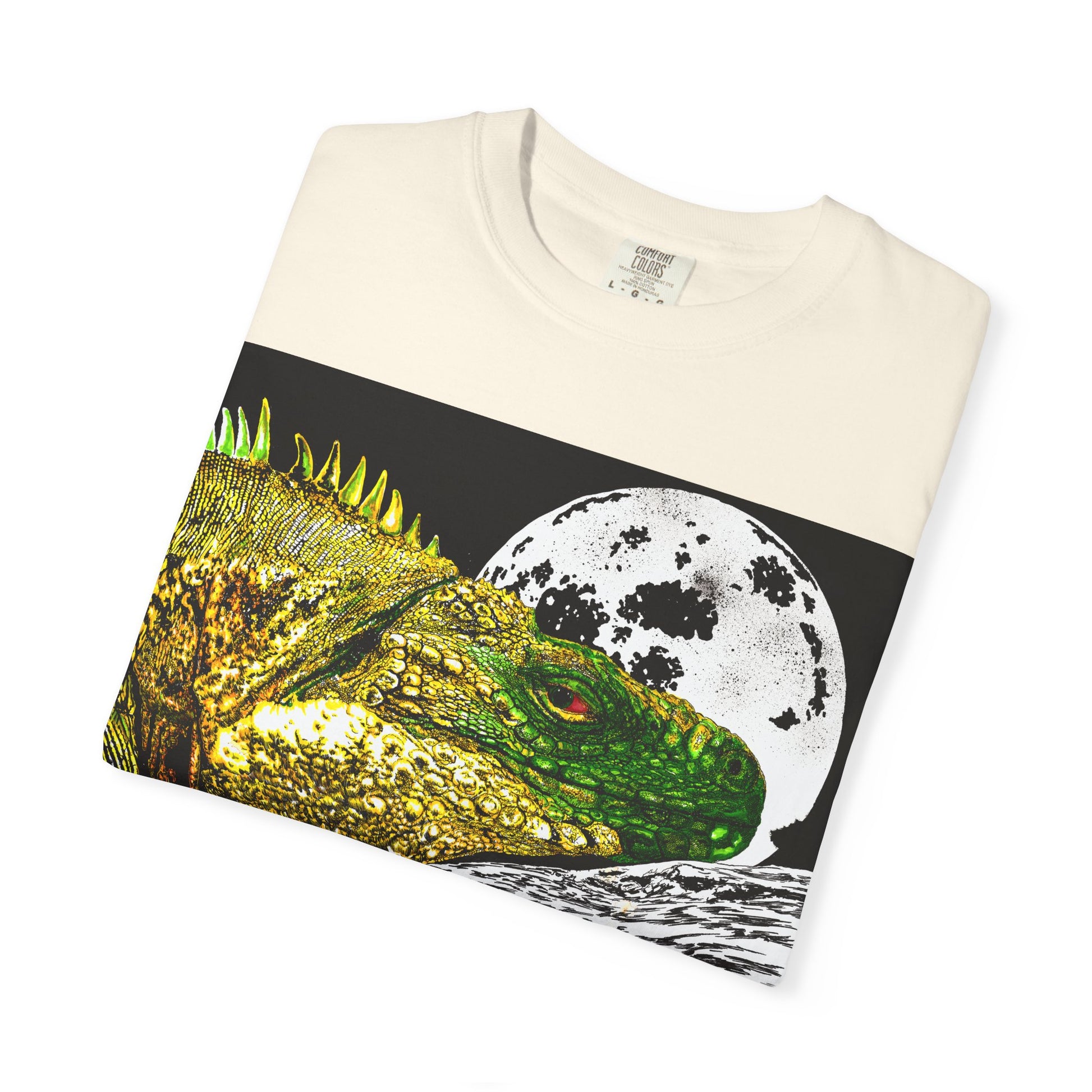 Graphic Iguana Moon Unisex T-Shirt - Nature Inspired Tee