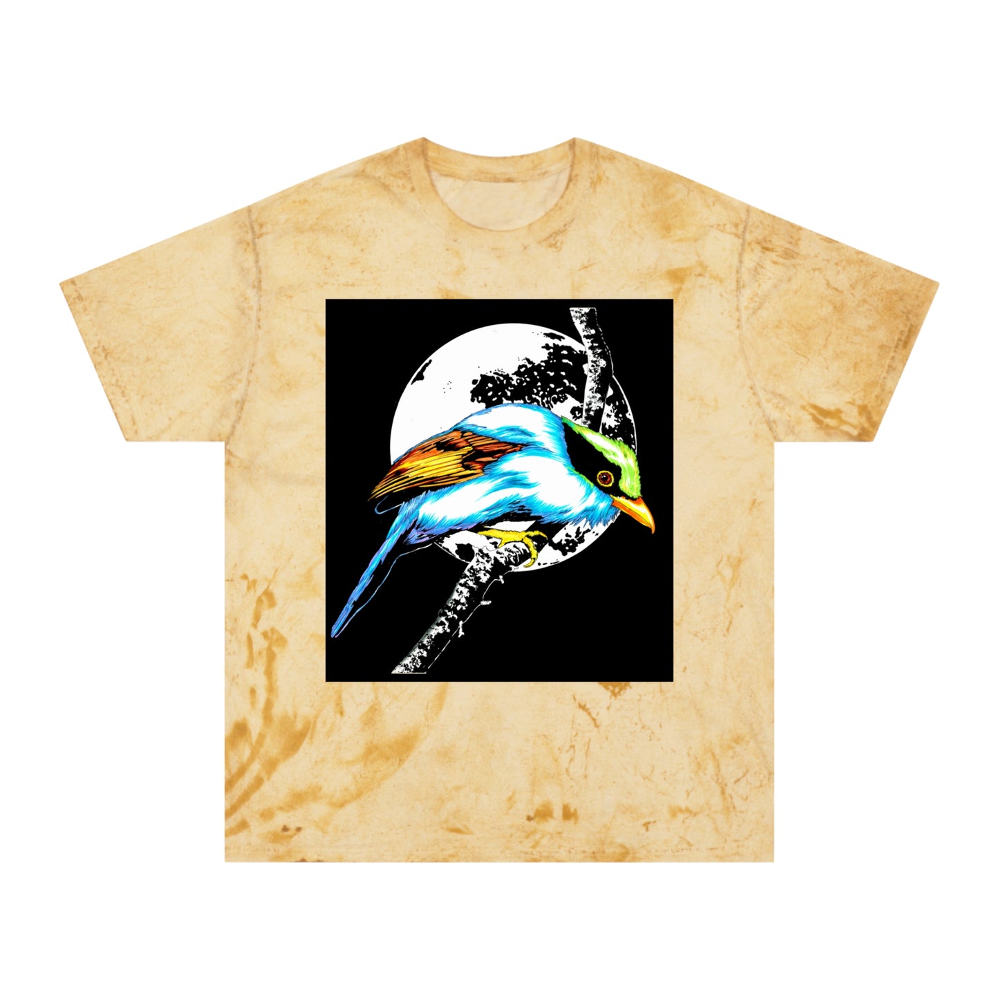 T Shirt with Vibrant Bird Design Perfect for Nature Lovers