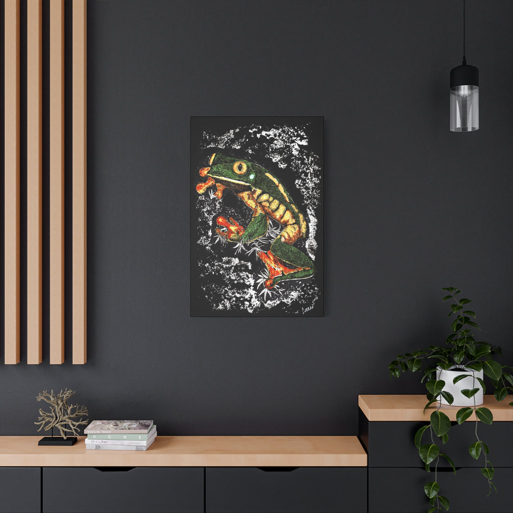 Frog Wall Art Print of the Original, hand drawn wall art