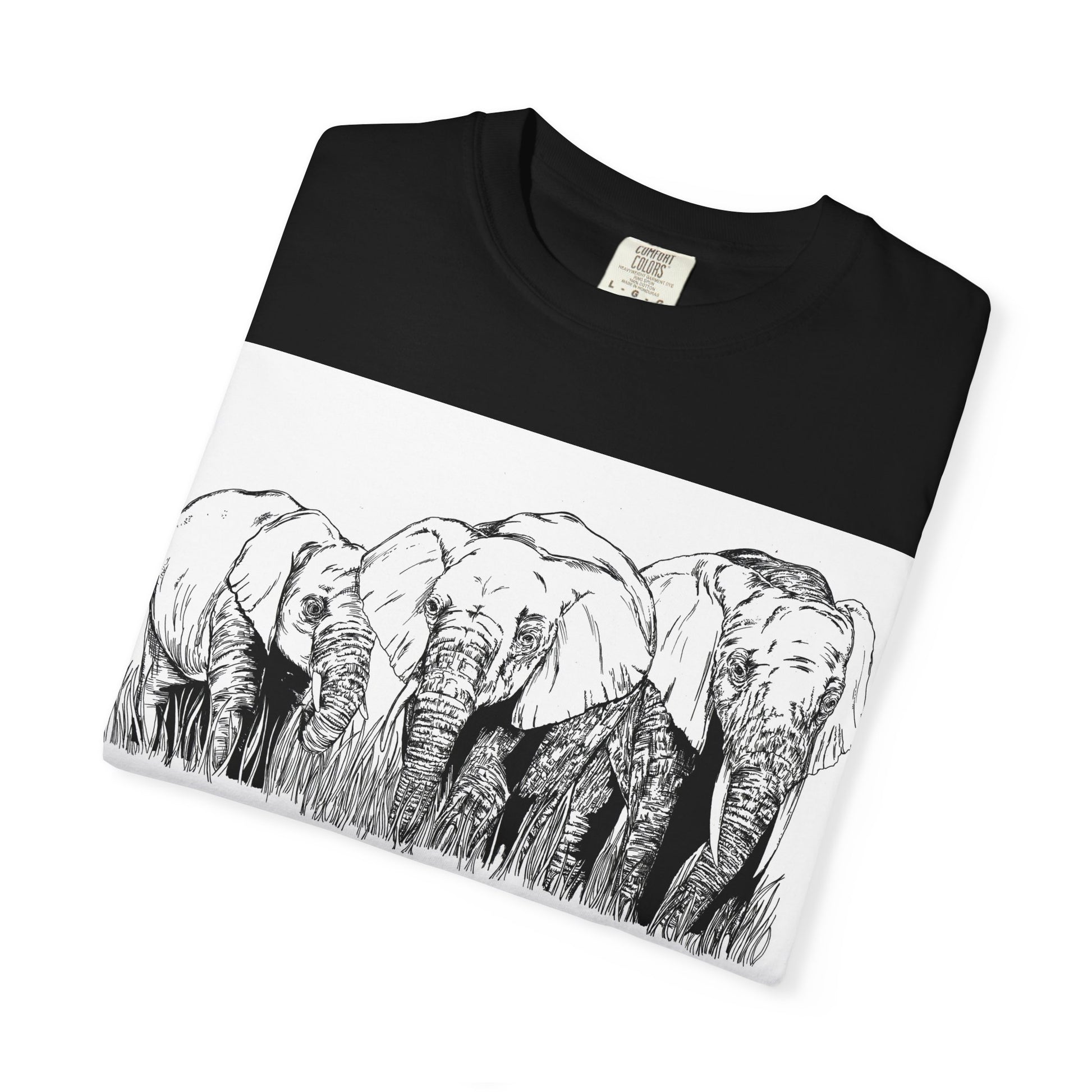 Eco-Friendly Elephant Graphic Unisex T-Shirt