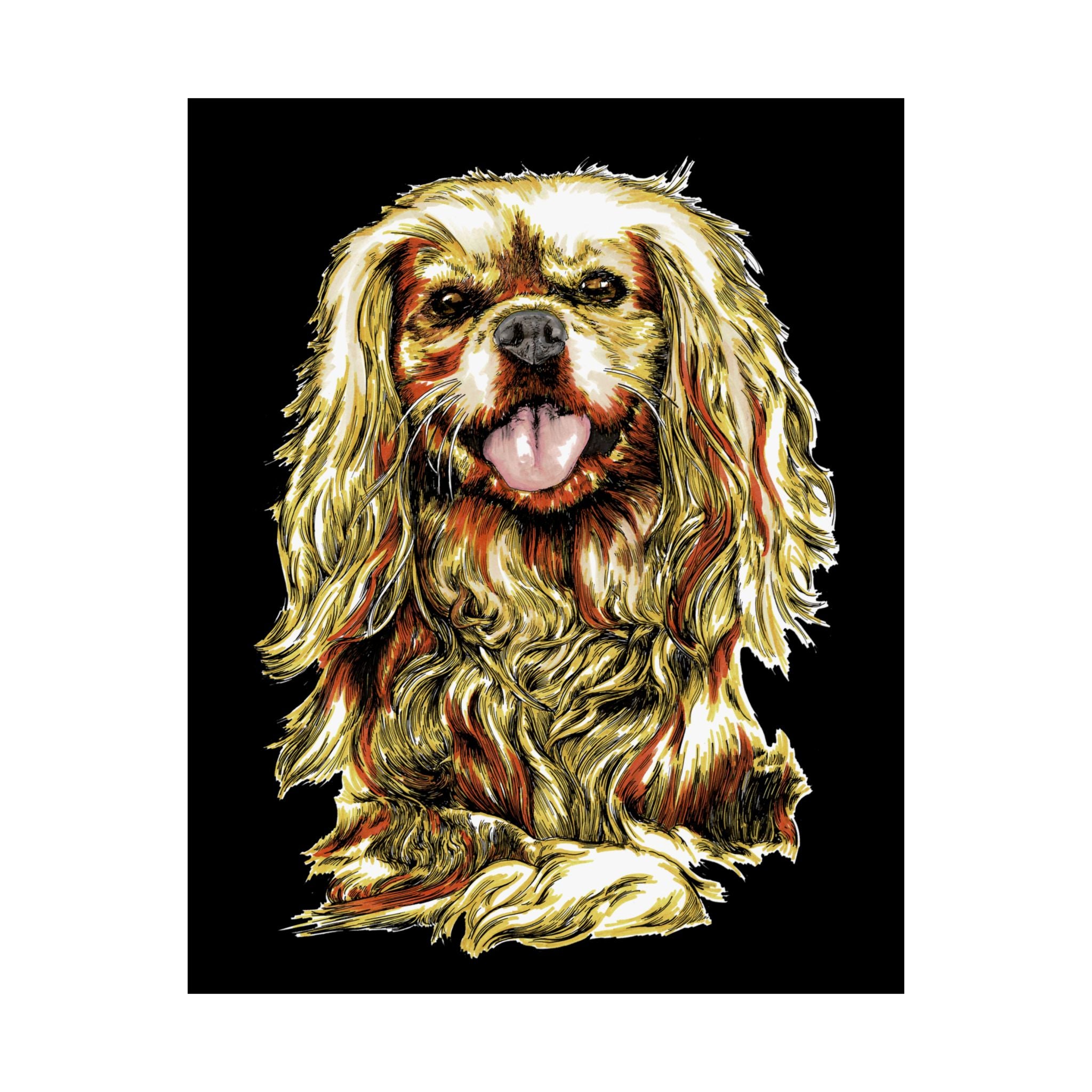 Cocker Spaniel Satin Poster - Art Print