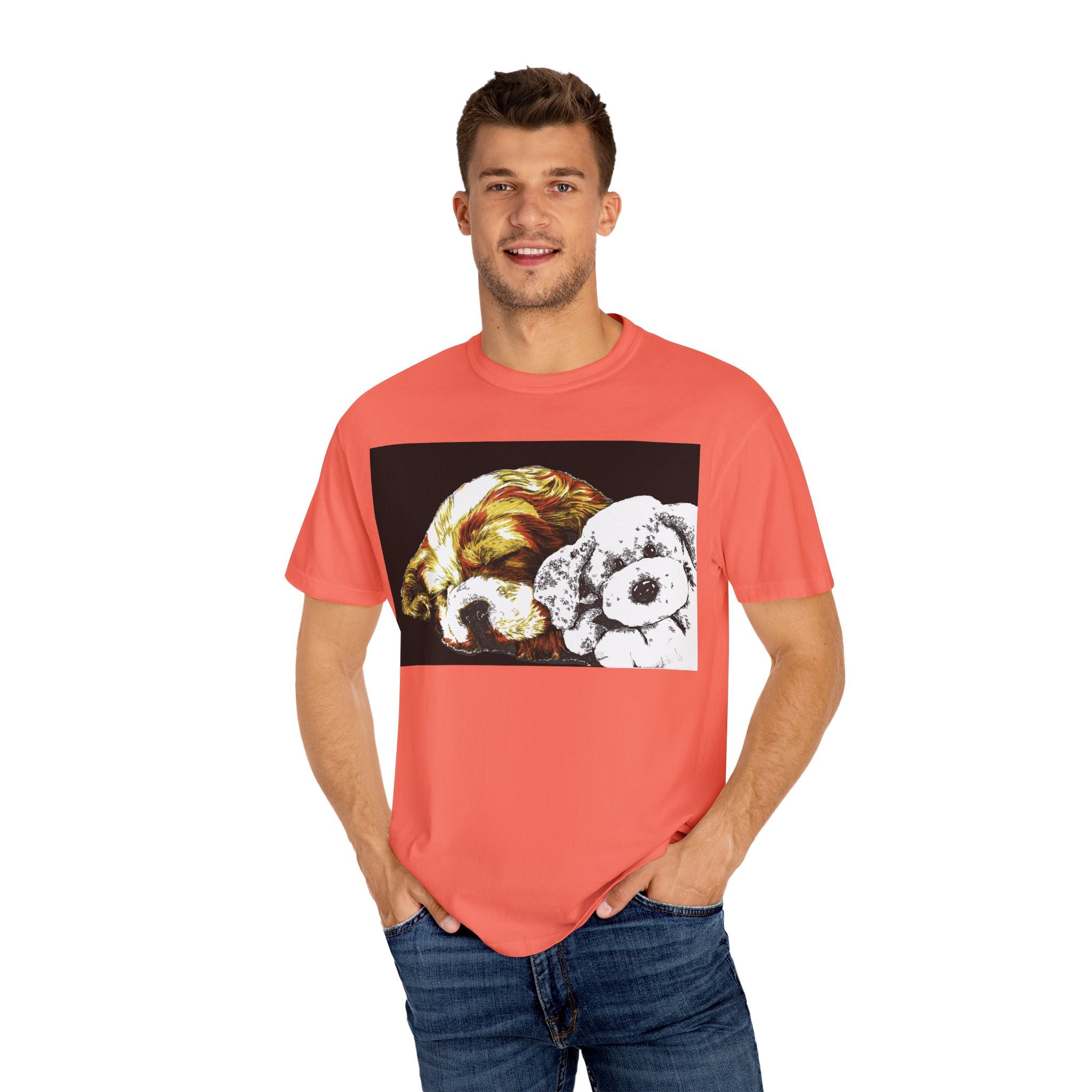 Cocker Spaniel T-shirt - Hand Drawn Art Design