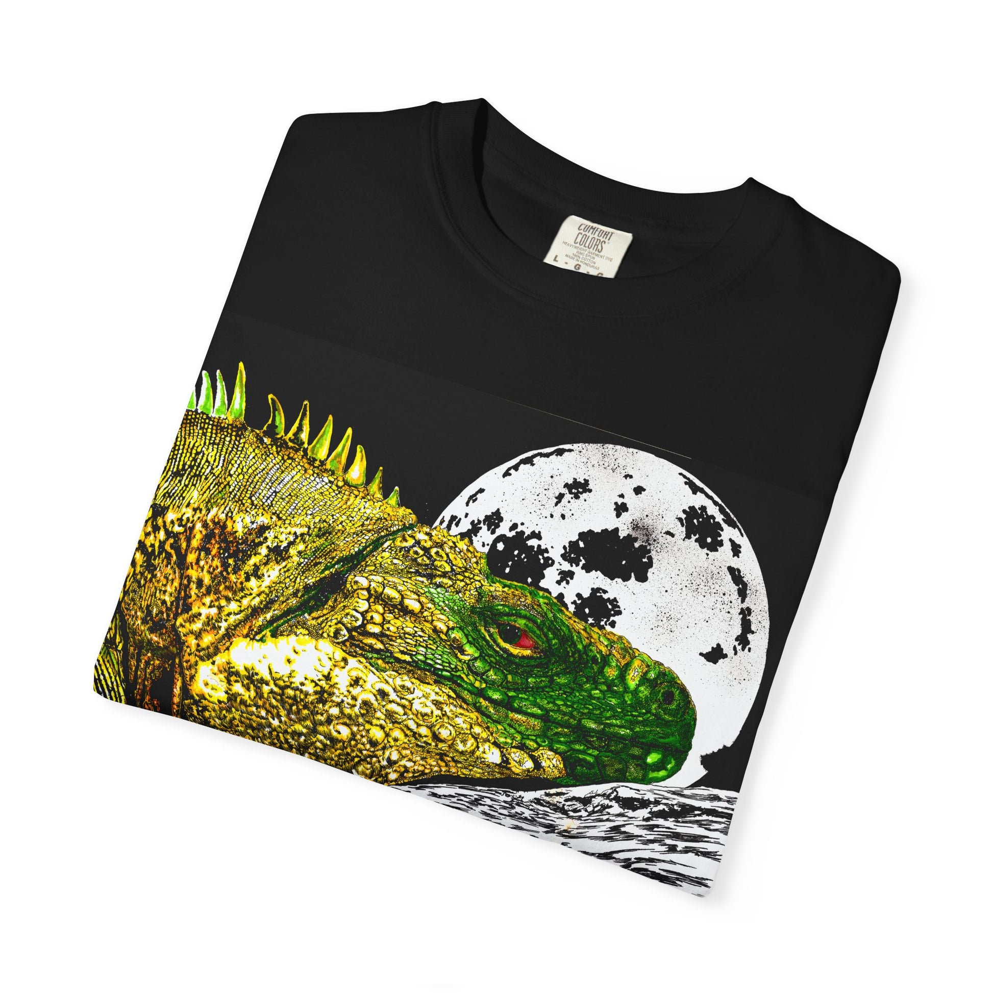 Graphic Iguana Moon Unisex T-Shirt - Nature Inspired Tee