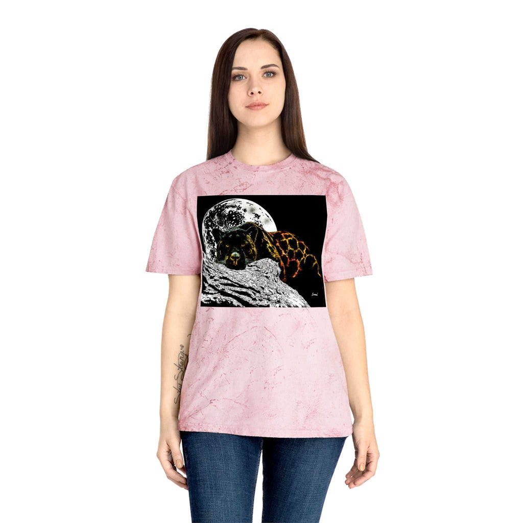 Panther in the Moonlight T Shirt Original Hand Drawn Art
