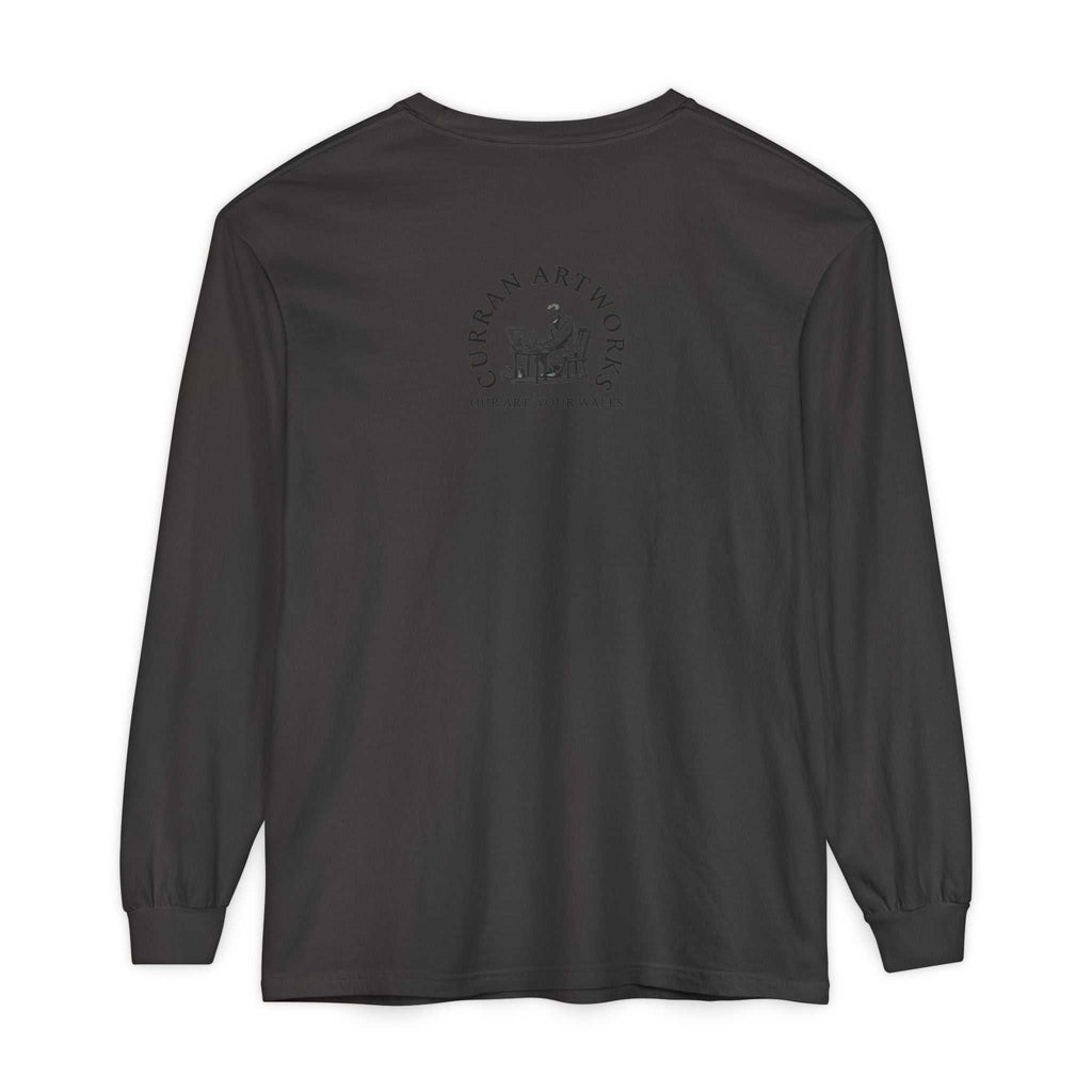 Moonlit Stag Long Sleeve T-Shirt - Unisex Nature Apparel