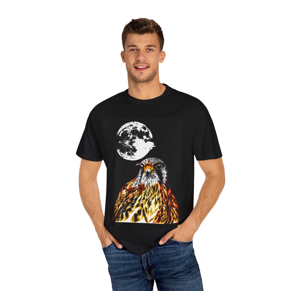 Moonlit Falcon T-Shirt featuring the Original Art