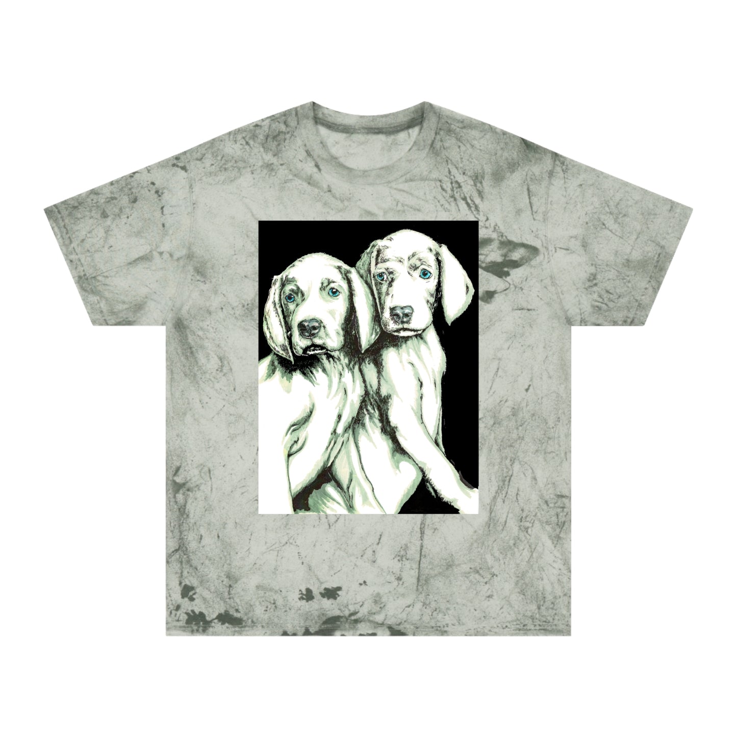 Color Blast Unisex T-Shirt with Playful Dog Design