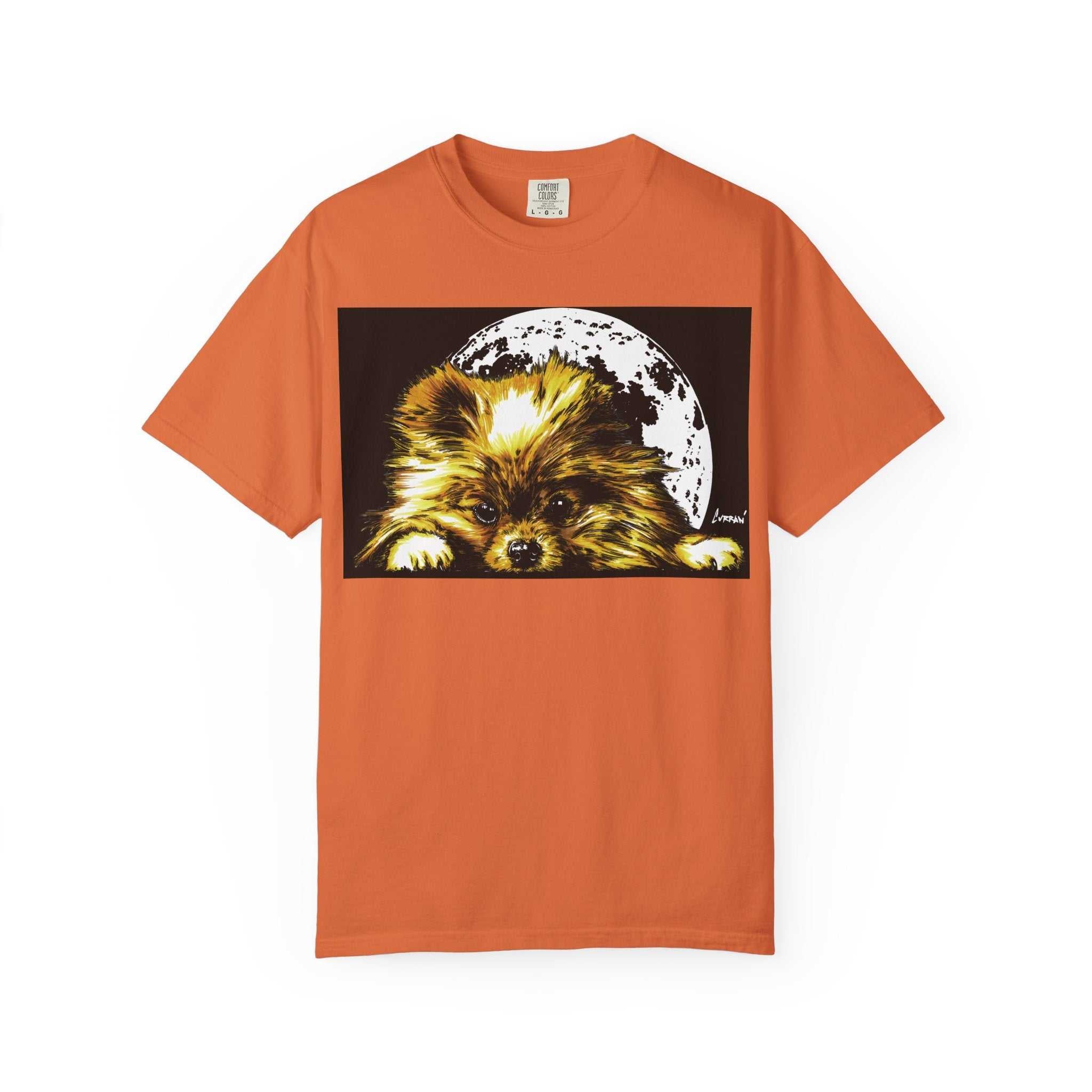 Pomeranian Unisex T-shirt - Hand Painted Art Design