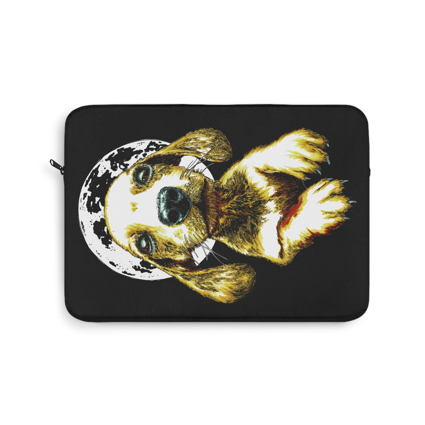 Moonlit Dog Laptop Sleeve - Stylish & Protective Case for Pet Lovers