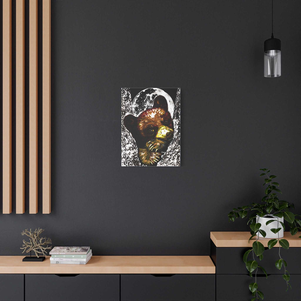 Brown Bear Cub Print of the Original, hand drawn wall art