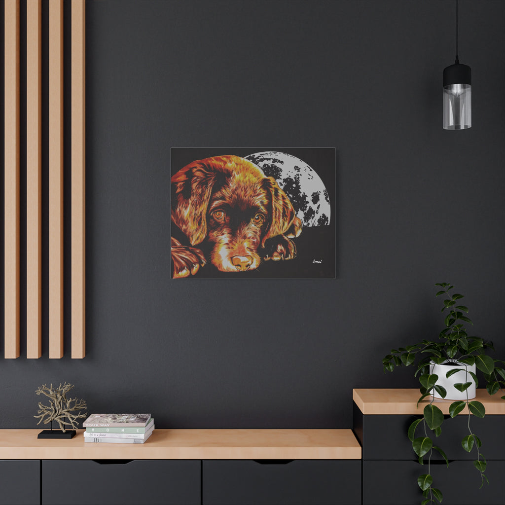 Chocolate Lab Puppy Wall Art Print of the Original