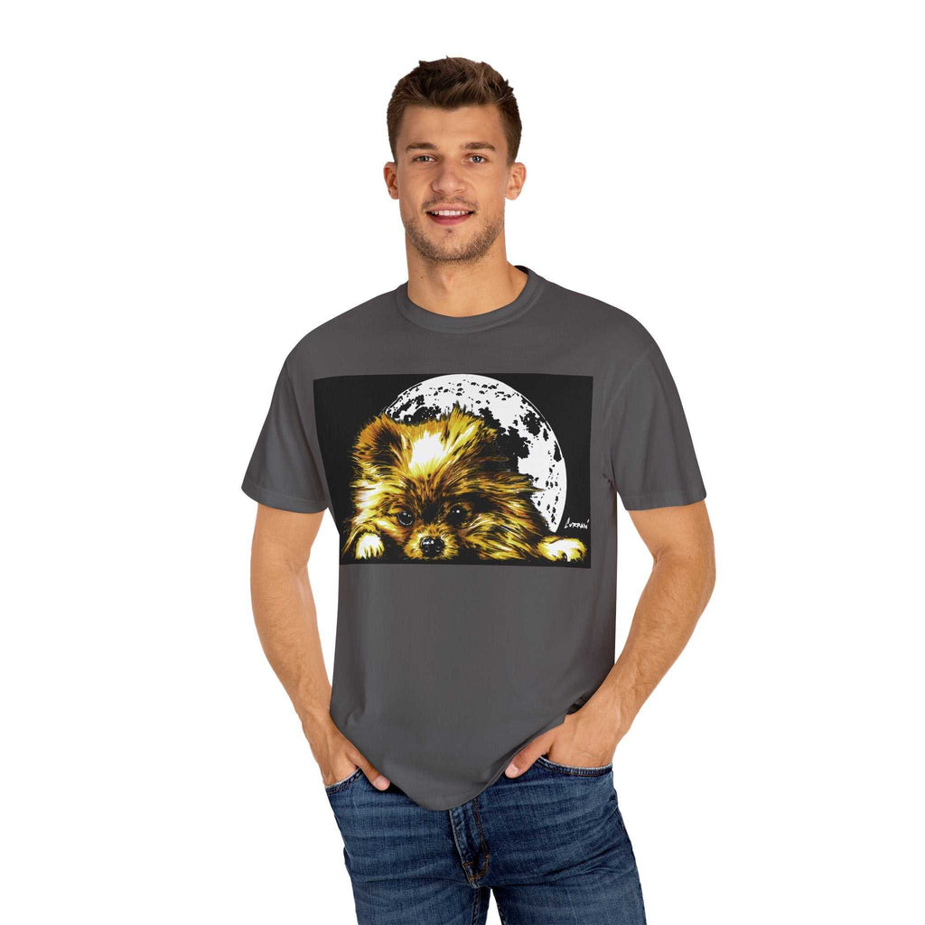 Pomeranian Unisex T-shirt - Hand Painted Art Design