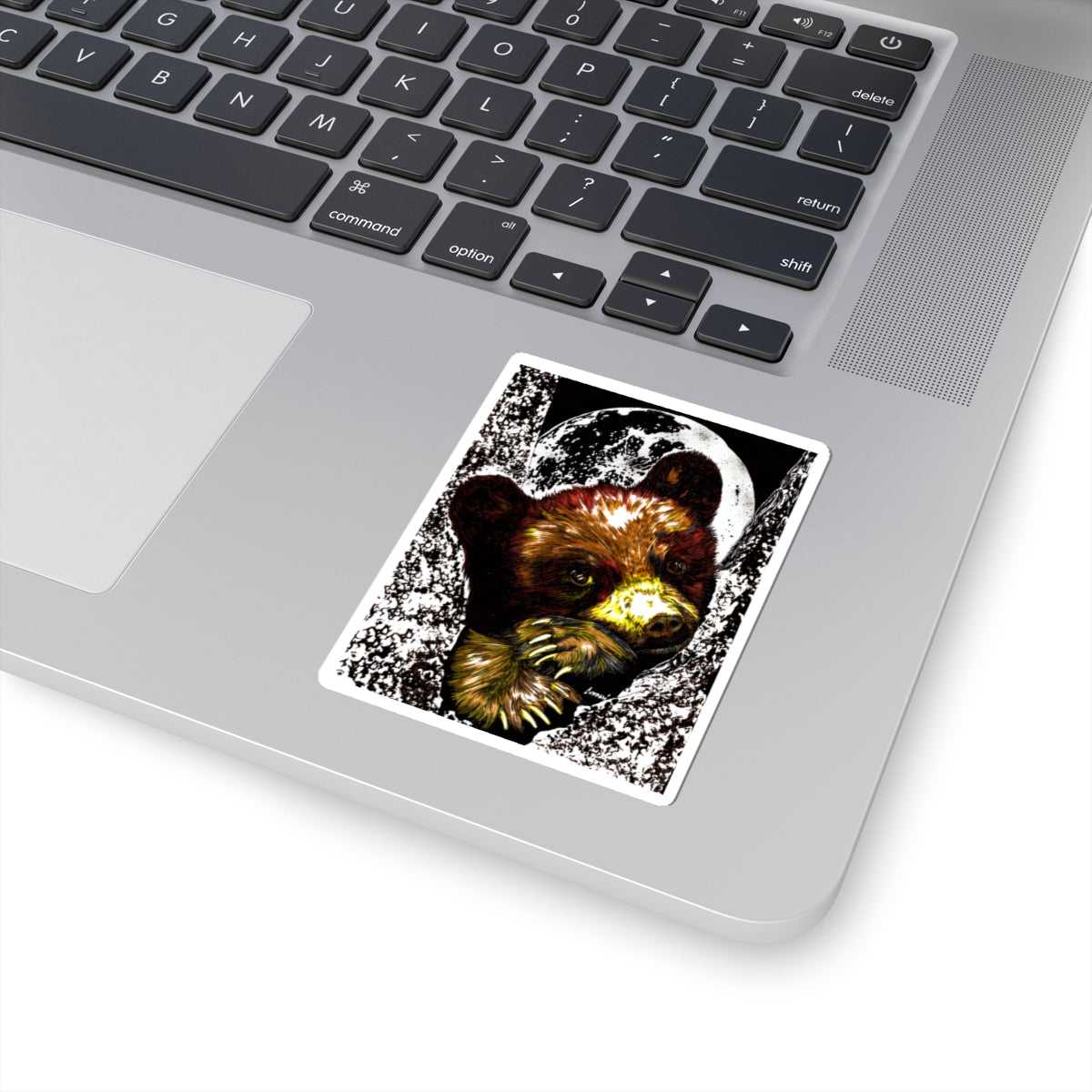 Brown Bear Cub Kiss-Cut Stickers