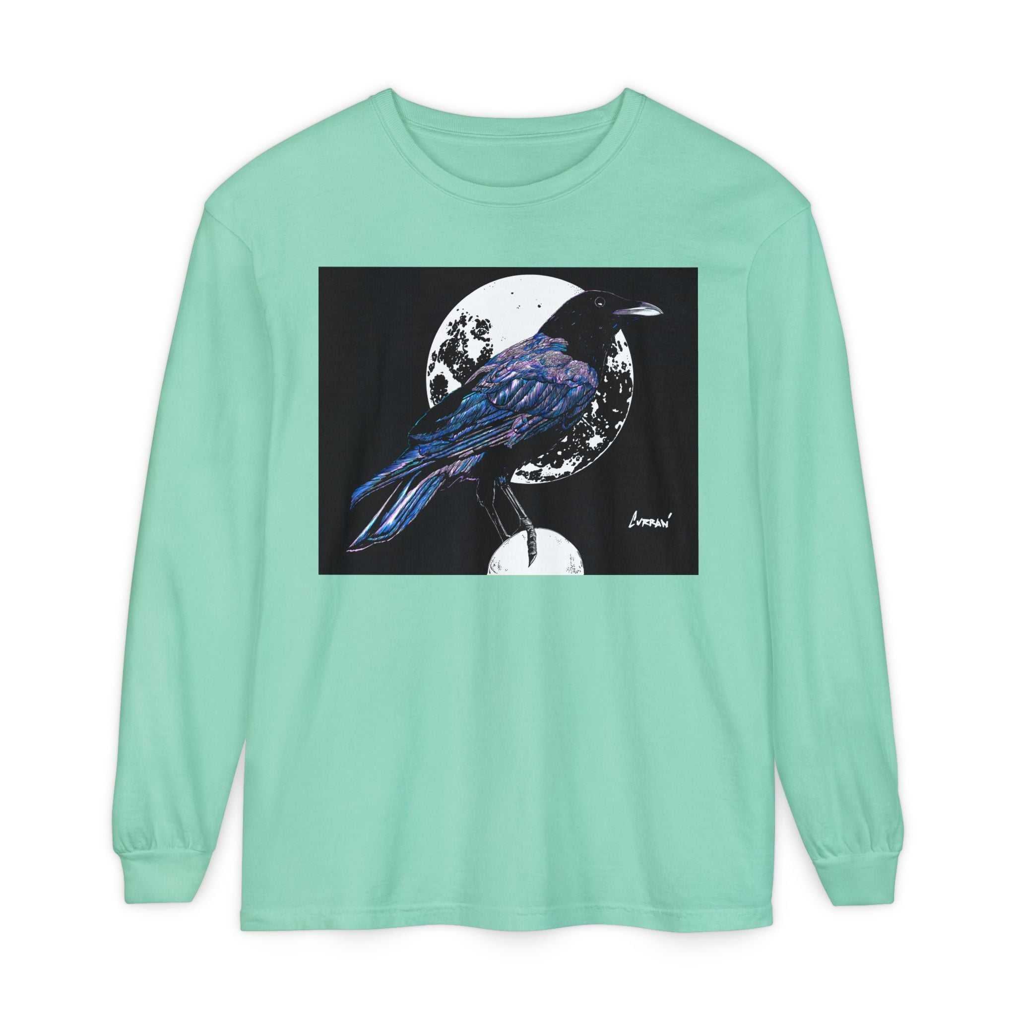 Mystical Crow Long Sleeve T Shirt Unisex