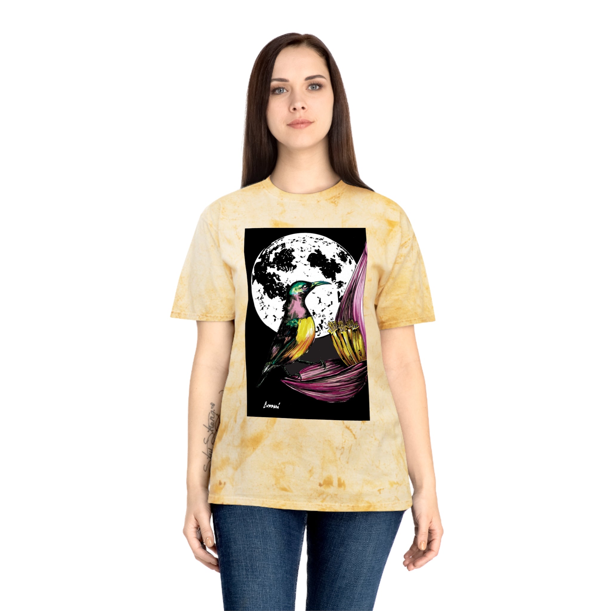 Colorful Hummingbird Art Unisex T Shirt Nature Design
