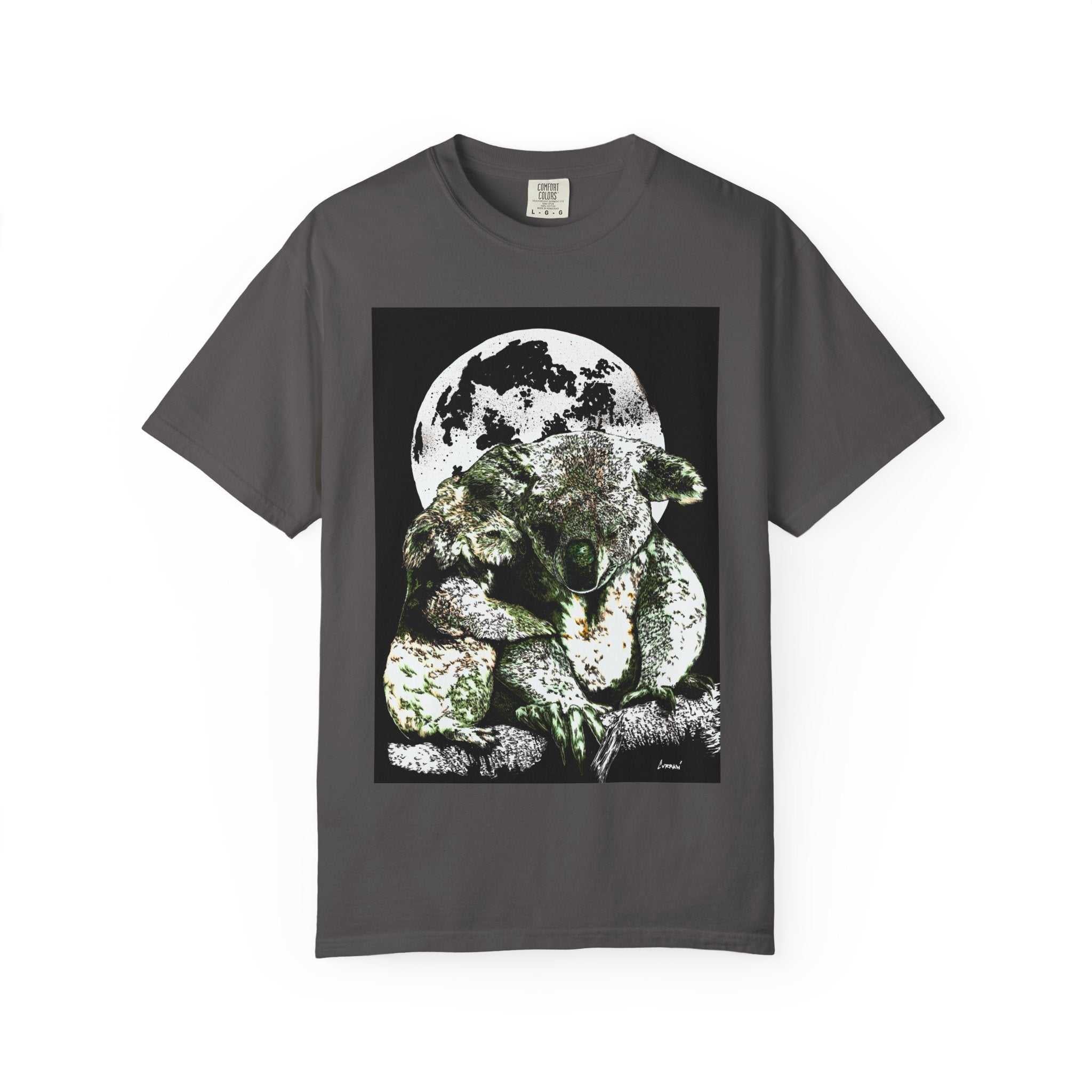 Koala T-Shirt for Nature Lovers - Unisex Garment-Dyed