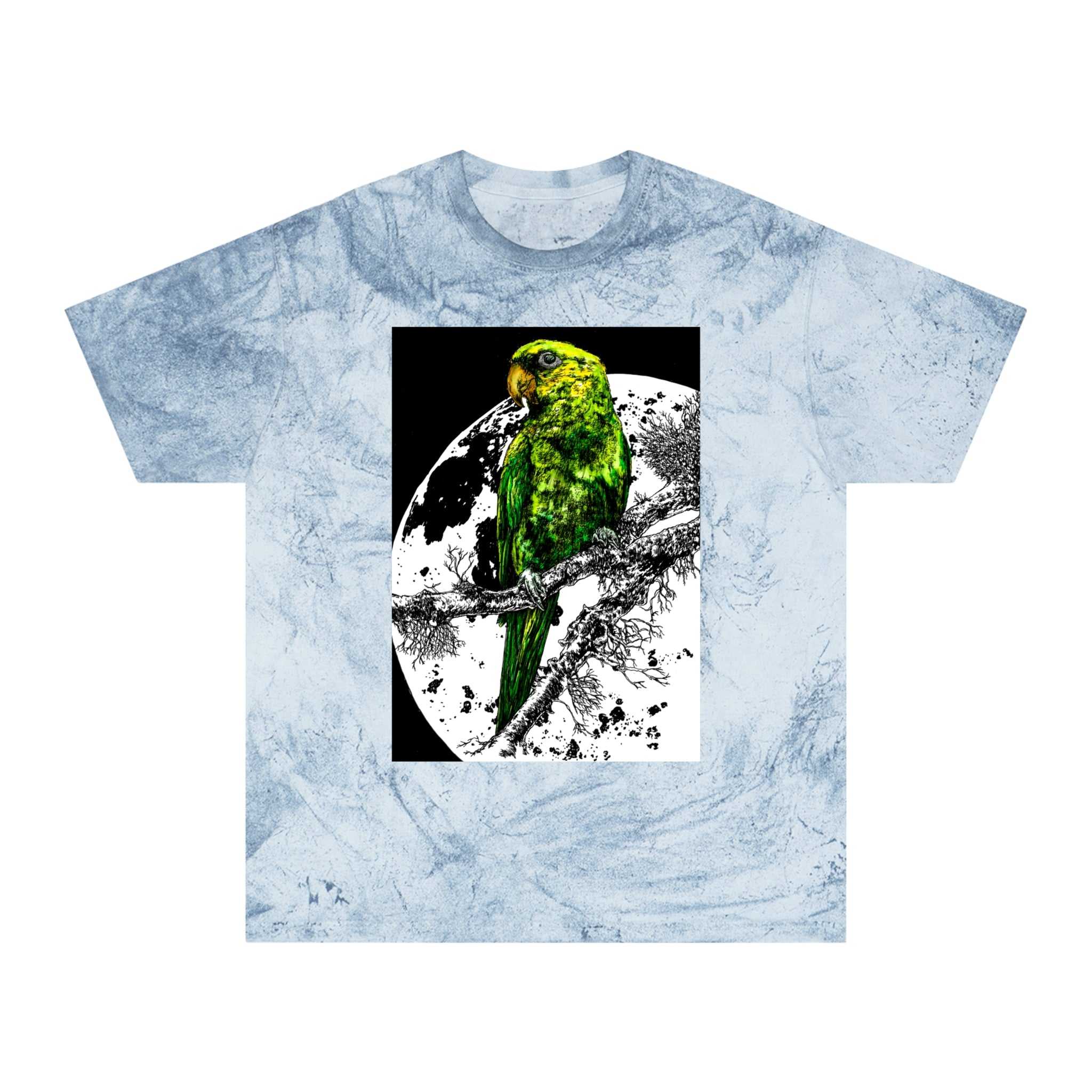 Parrot Color Blast Unisex T-Shirt - Vibrant Bird Art Tee