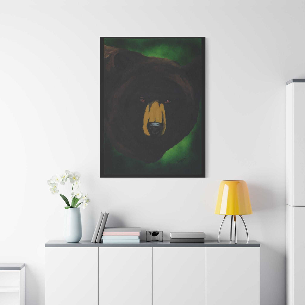 Brown Bear Wall Art, Brown Bear Art Print