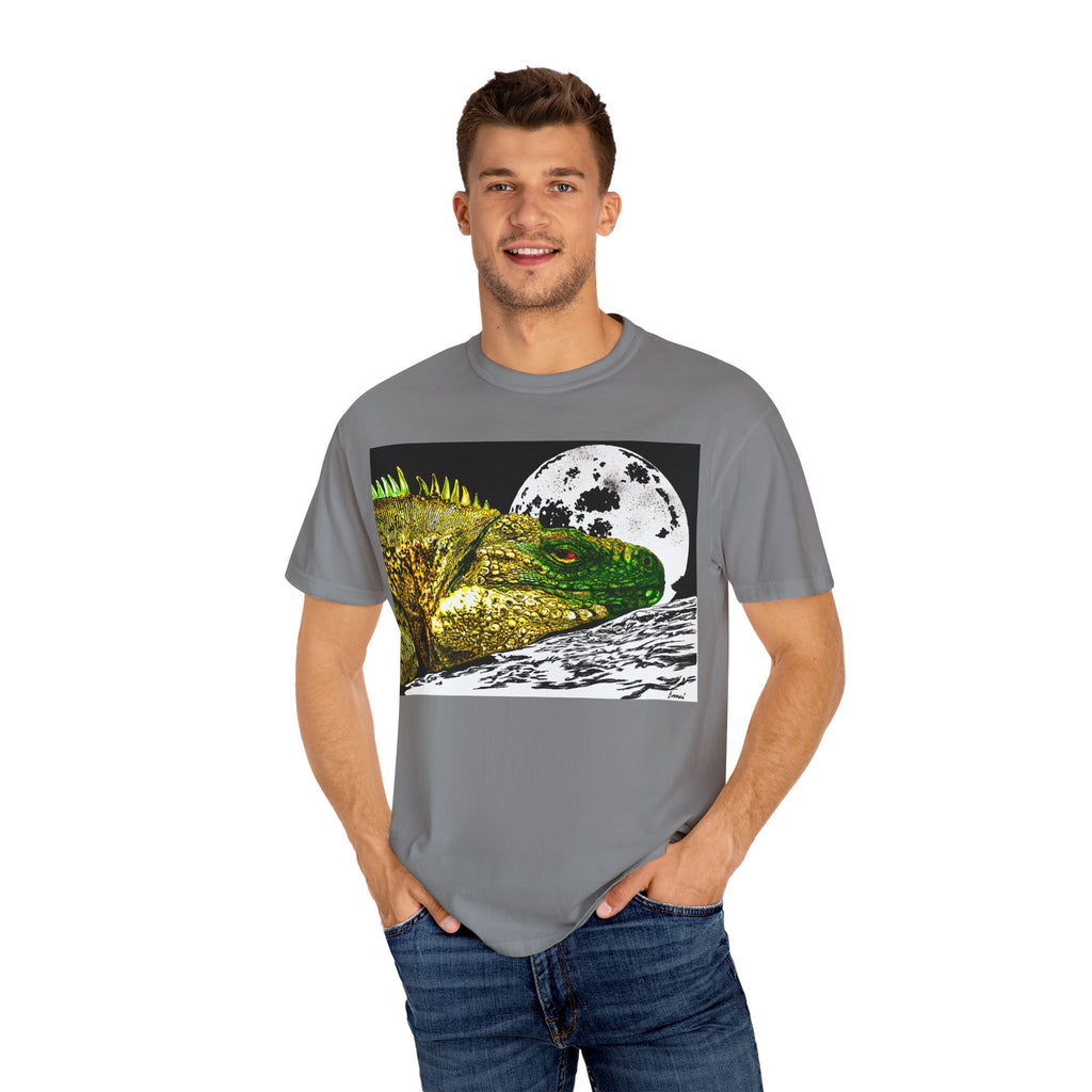 Graphic Iguana Moon Unisex T-Shirt - Nature Inspired Tee