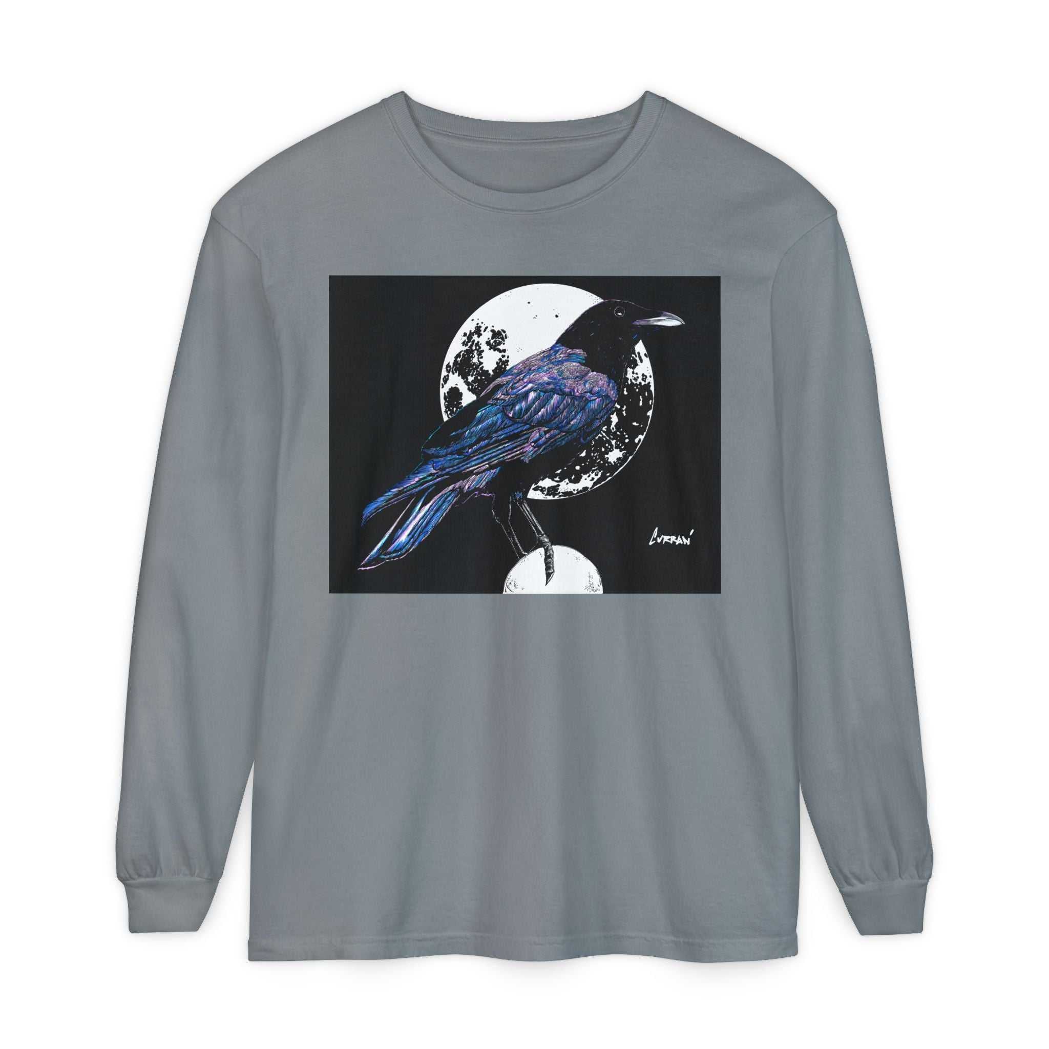 Mystical Crow Long Sleeve T Shirt Unisex