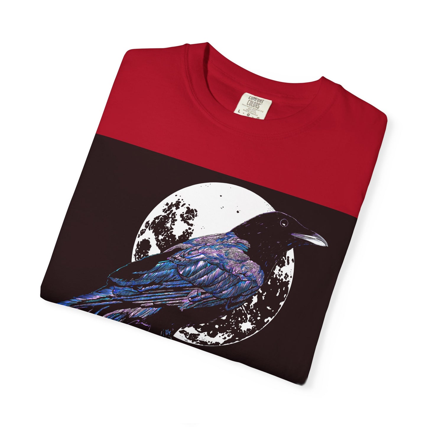Crow Garment-Dyed T-Shirt for Nature Lovers
