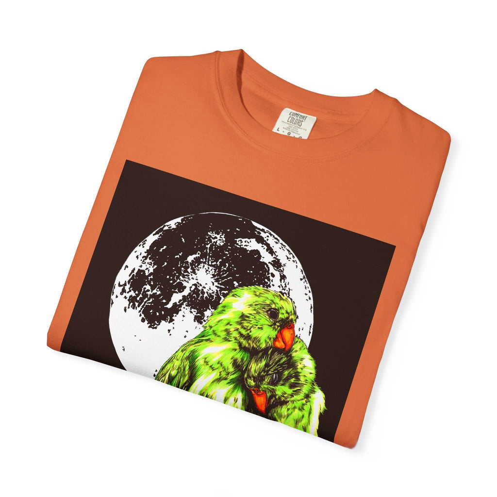 Parrots in the Moonlight Unisex T-shirt.