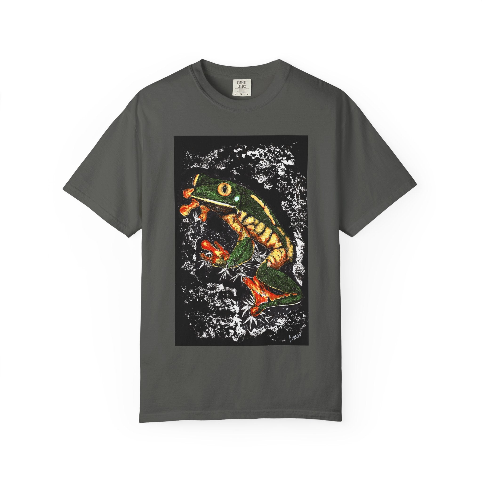 Colorful Frog Unisex T-shirt - Eco-Friendly Art Tee