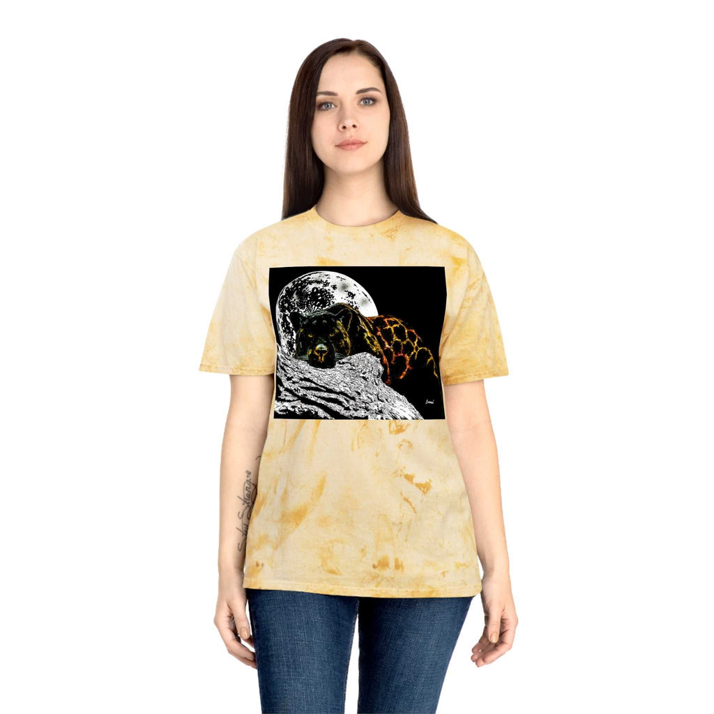 Panther in the Moonlight T Shirt Original Hand Drawn Art