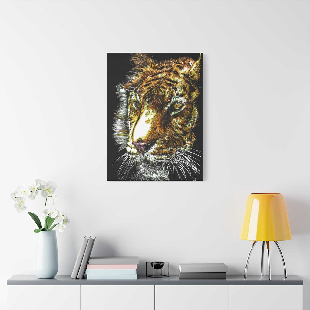 Transform your space with our stunning Tiger Wall Art Canvas Print of the Original, hand drawn wall art of a Tiger. Elevate your decor now!
