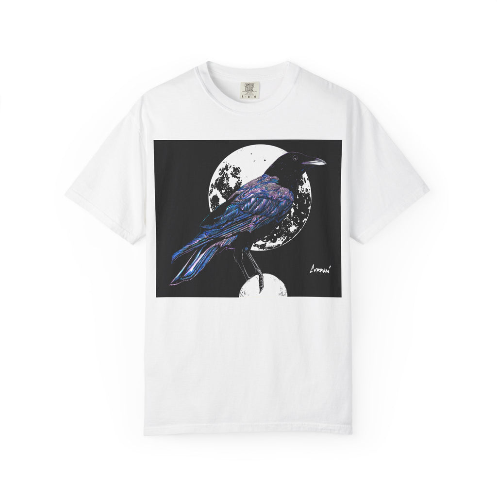 Crow Garment-Dyed T-Shirt for Nature Lovers