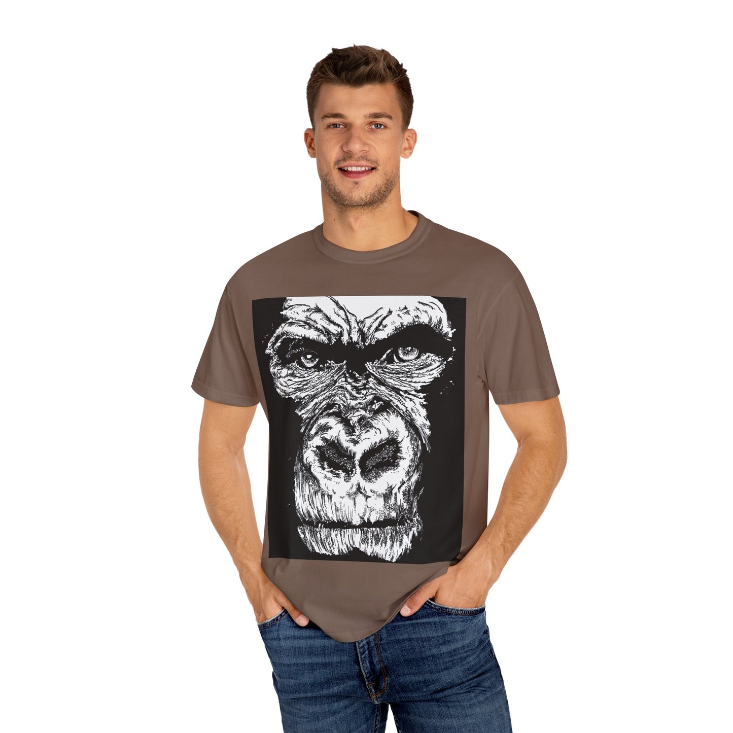 Gorilla Graphic T-Shirt - Unisex Animal Print Tee