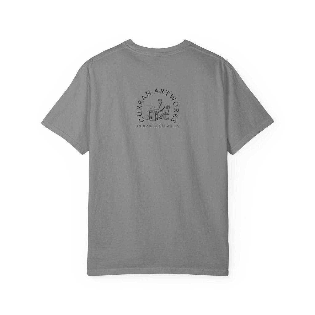 Artistic Owl Unisex Garment-Dyed T-Shirt