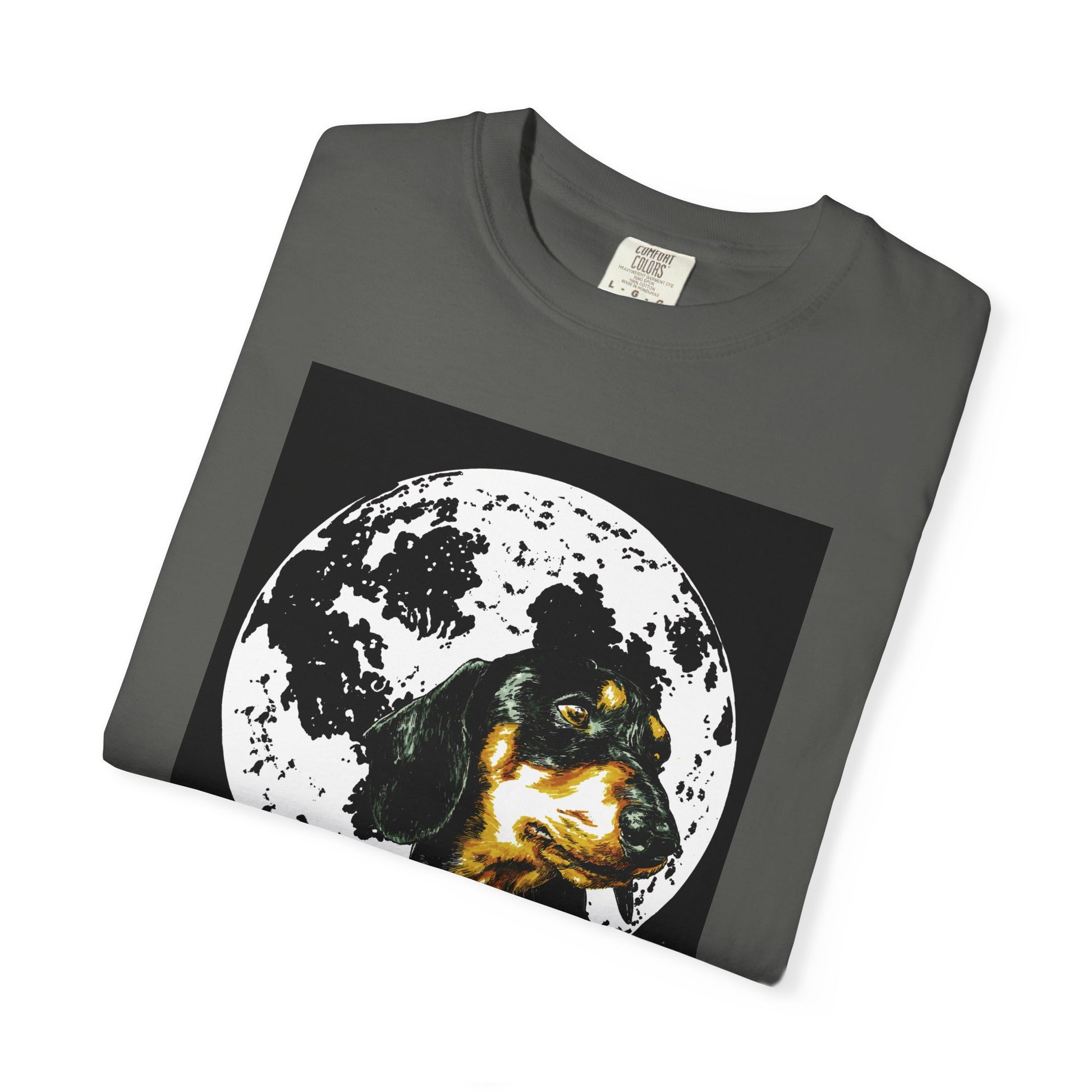Dachshund Puppies Full Moon Dog Lovers T-Shirt