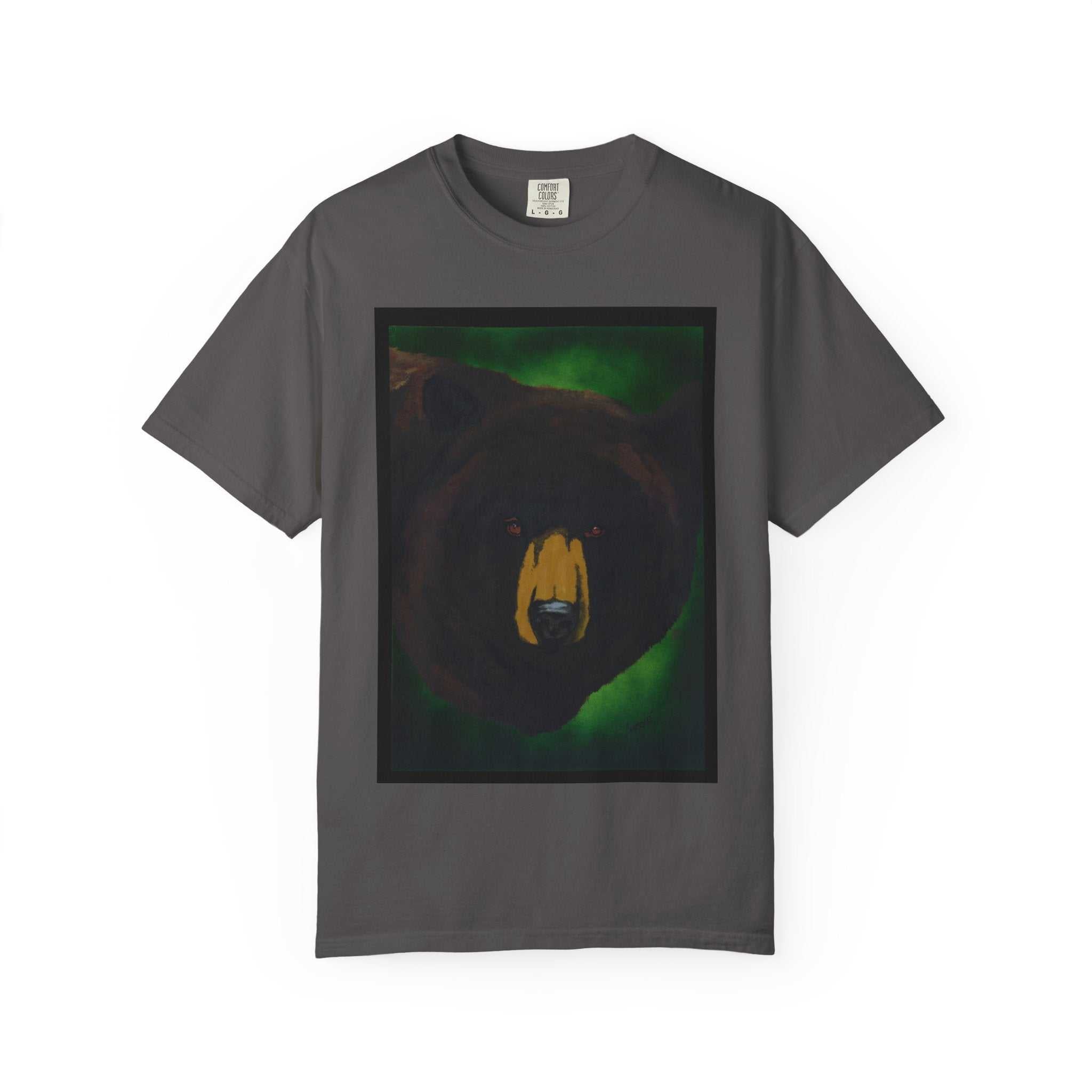 Brown Bear Unisex Garment-Dyed T-Shirt - Nature Apparel