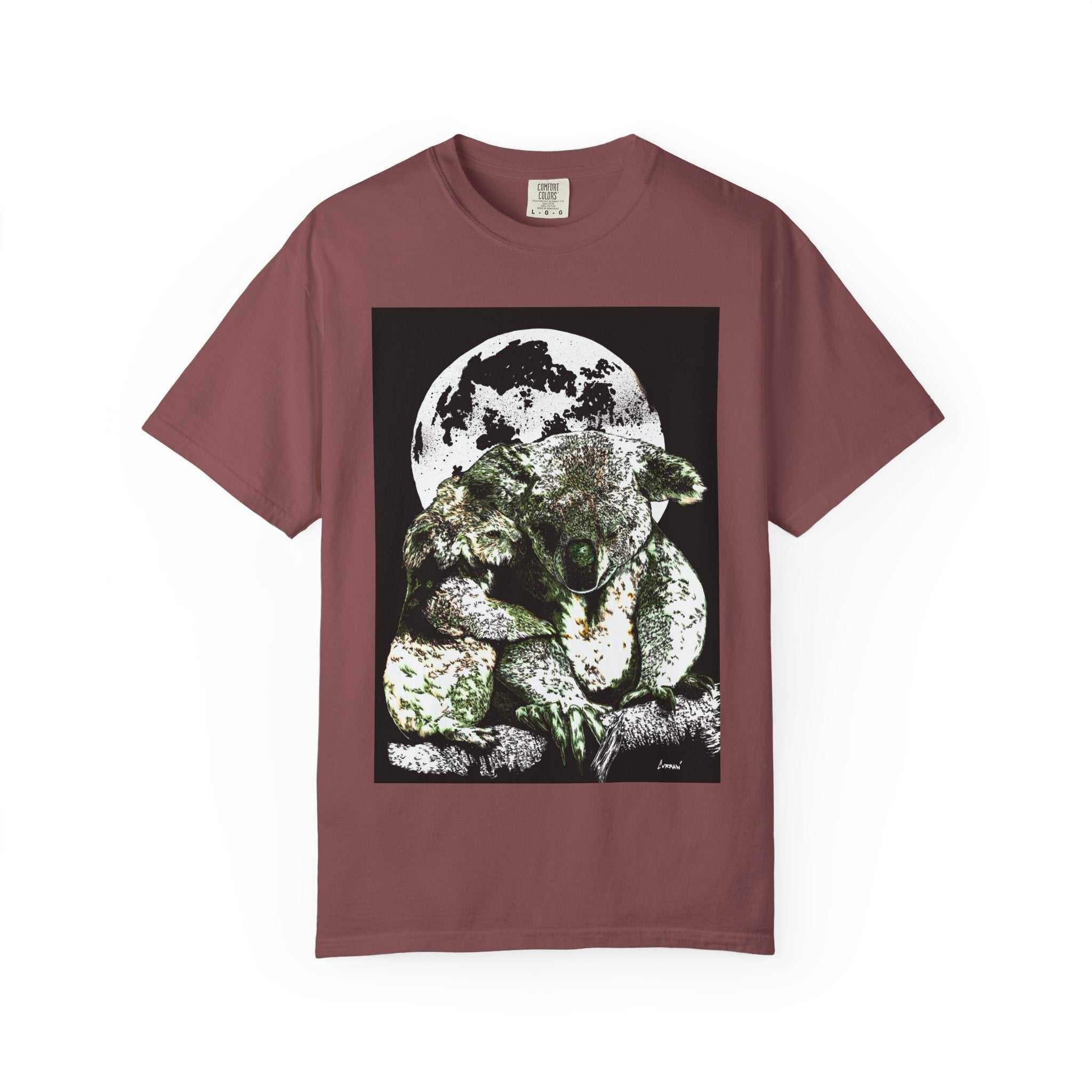 Koala T-Shirt for Nature Lovers - Unisex Garment-Dyed