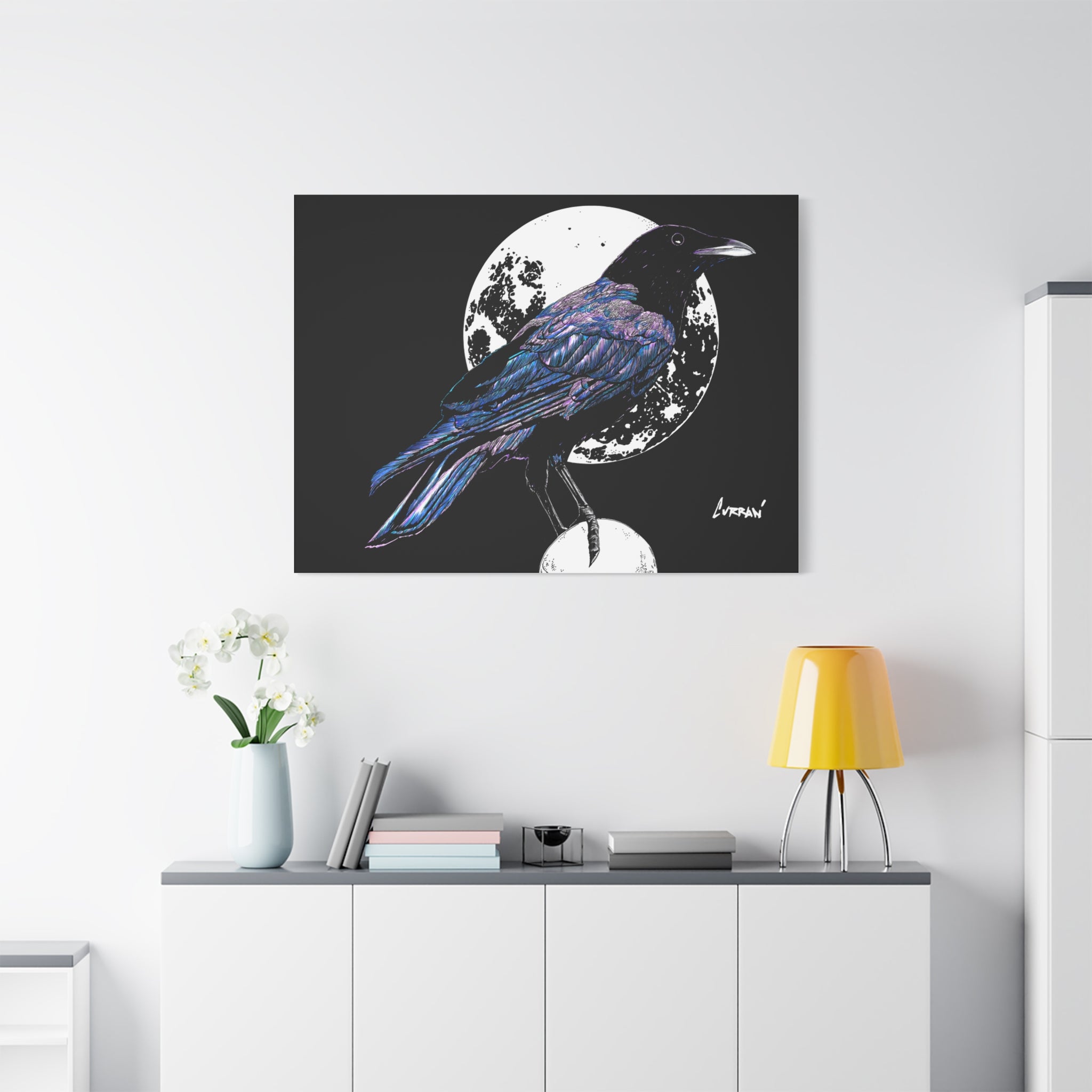Crow Art – Original Hand-Drawn Unique, Detailed Illustration