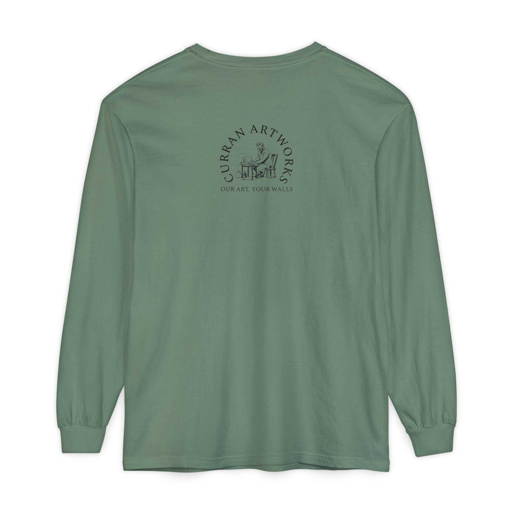 Moonlit Stag Long Sleeve T-Shirt - Unisex Nature Apparel
