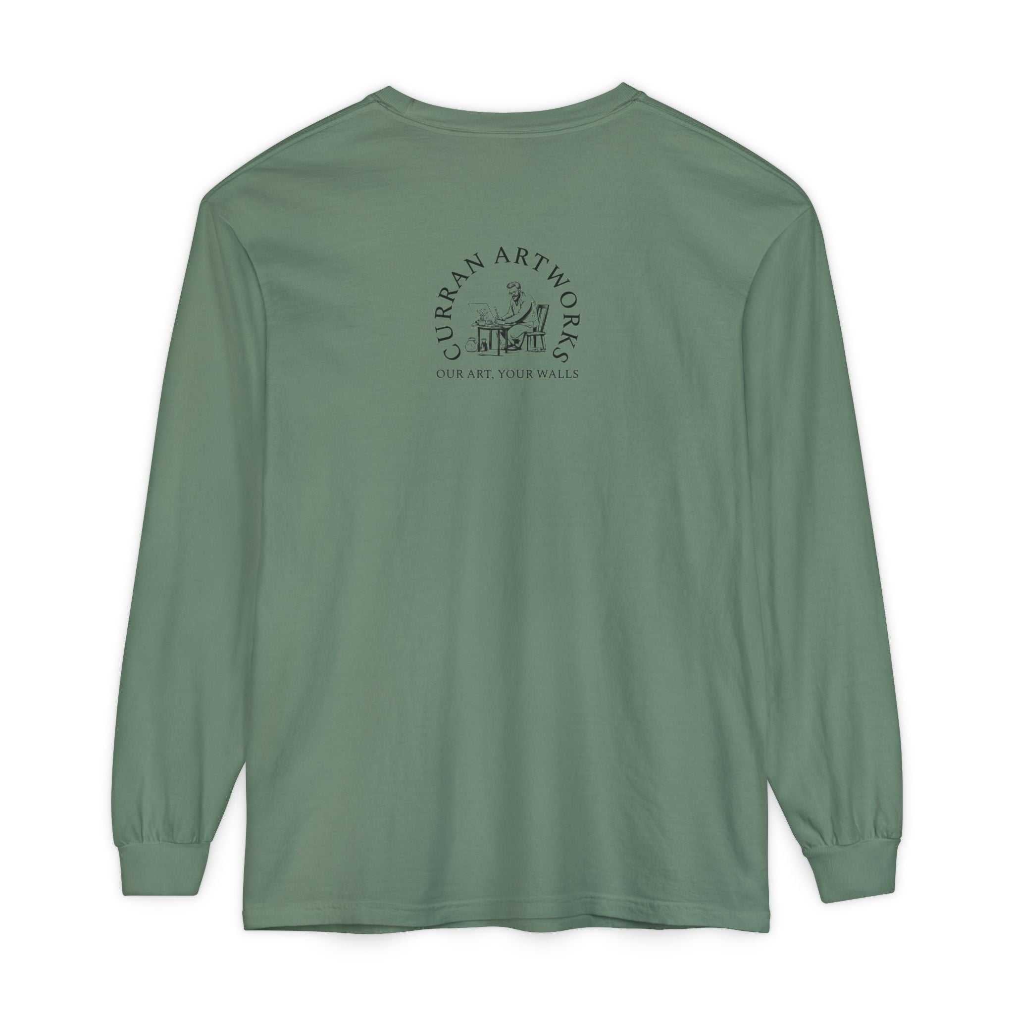 Moonlit Stag Long Sleeve T-Shirt - Unisex Nature Apparel