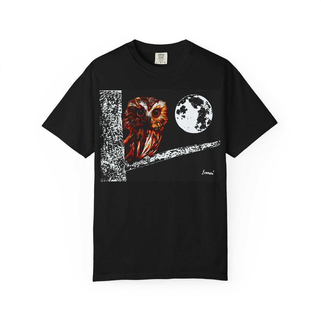 Moonlit Owl Unisex T-Shirt - Nature-Inspired Graphic Tee