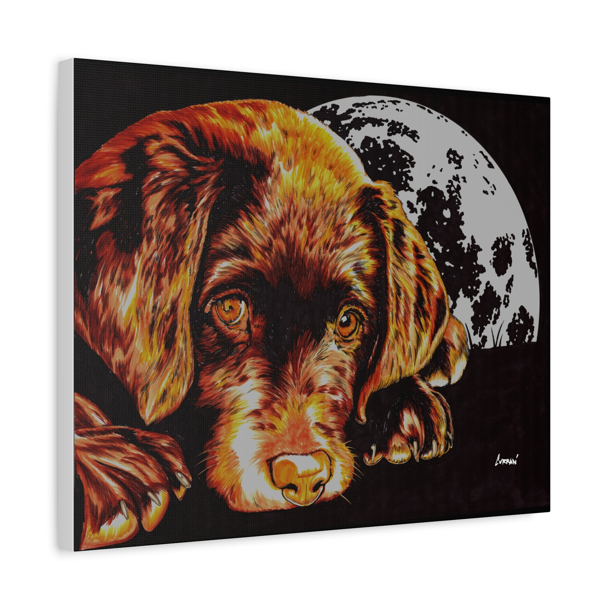 Chocolate Lab Puppy Wall Art Print of the Original