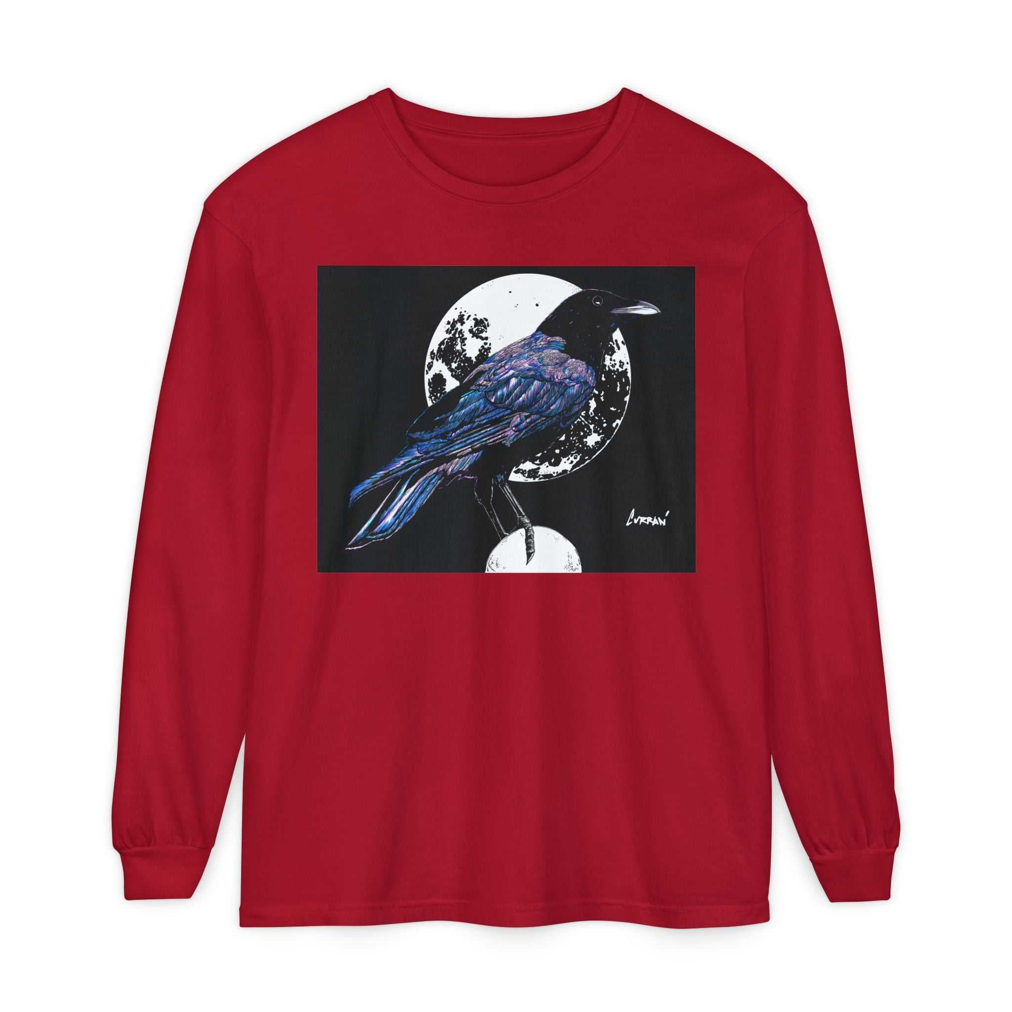 Mystical Crow Long Sleeve T Shirt Unisex