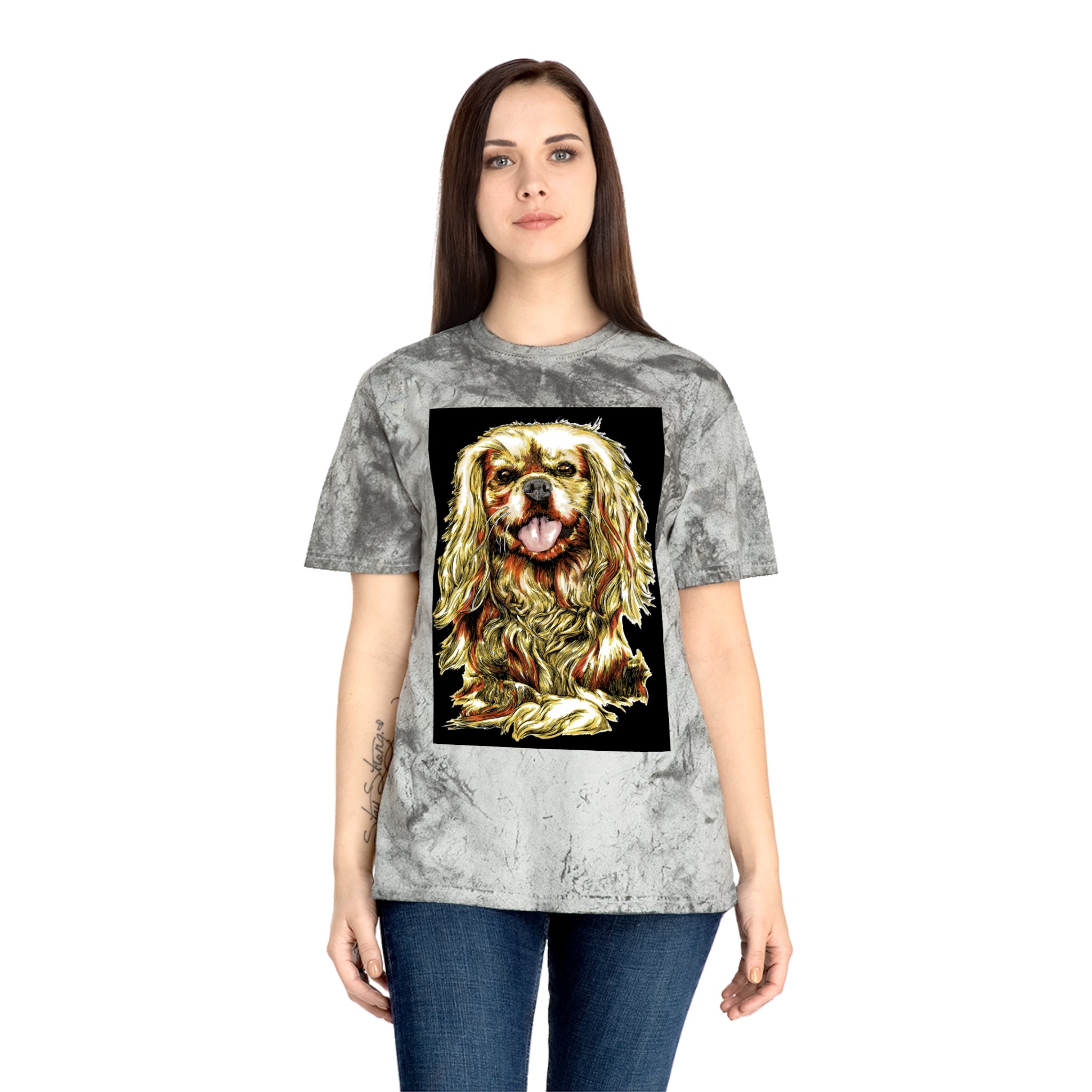 Colorful Dog Art Unisex T Shirt Perfect Gift for Pet Lovers